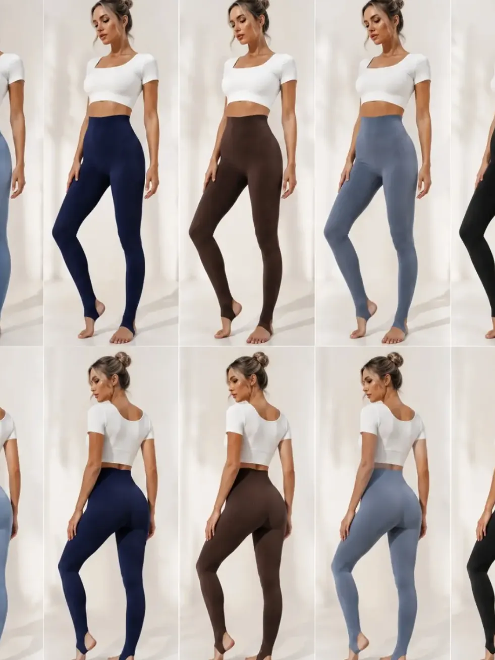 Calça Legging Canelada Com Pezinho P/M G/GG Academia