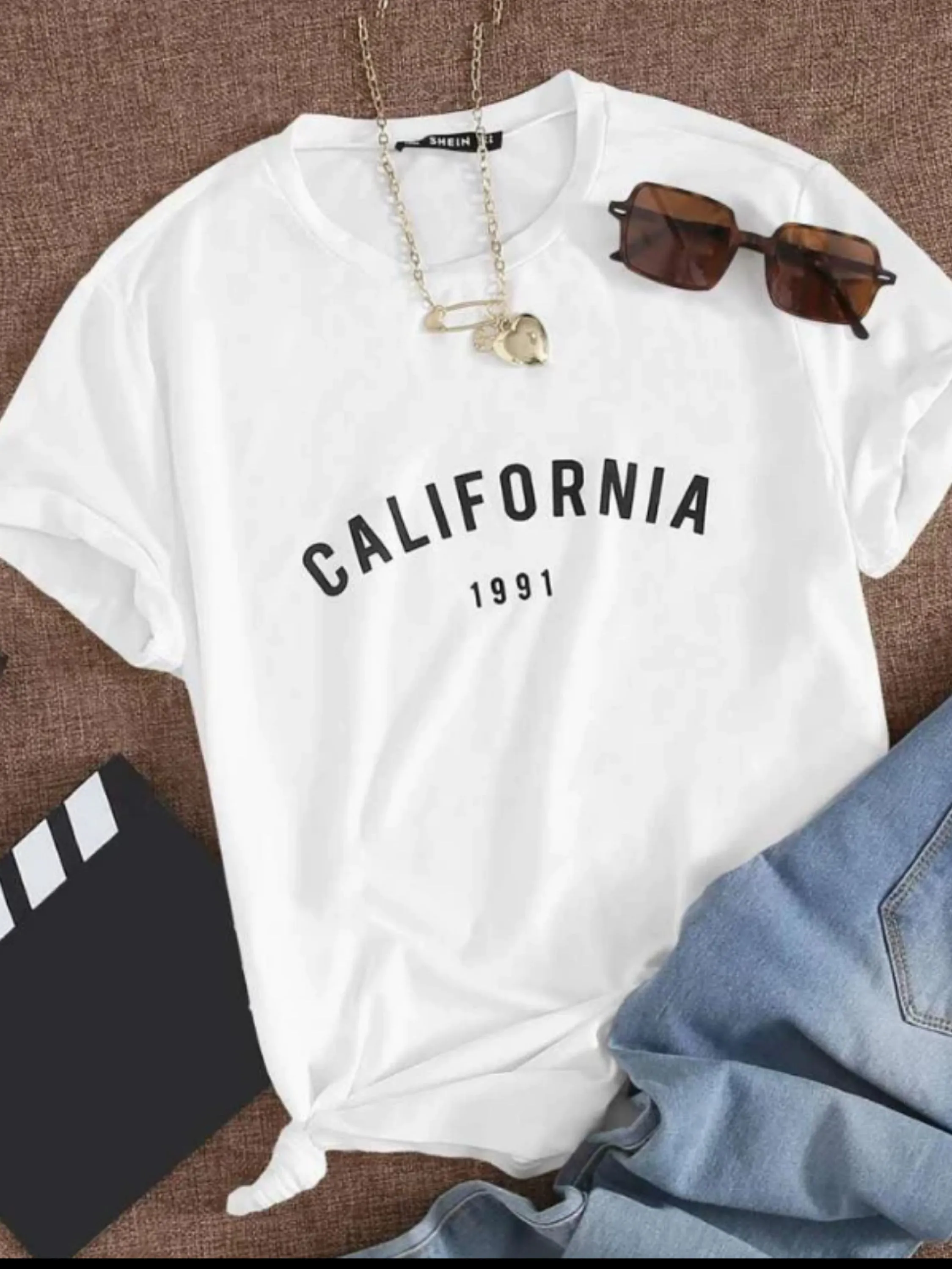 Camiseta T-shirt Feminina Estampada California