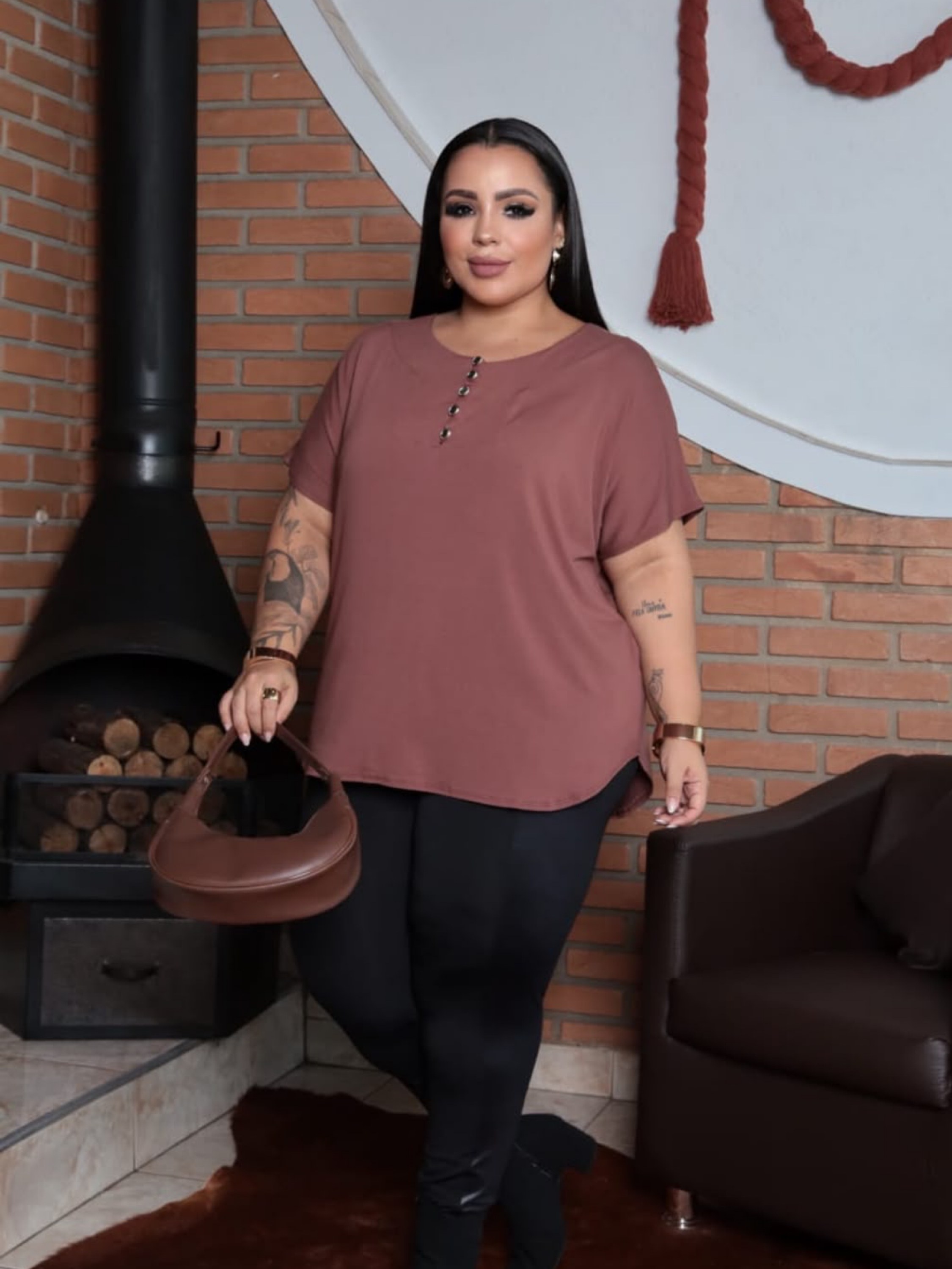 Blusa viscolycra Lola Plus Size