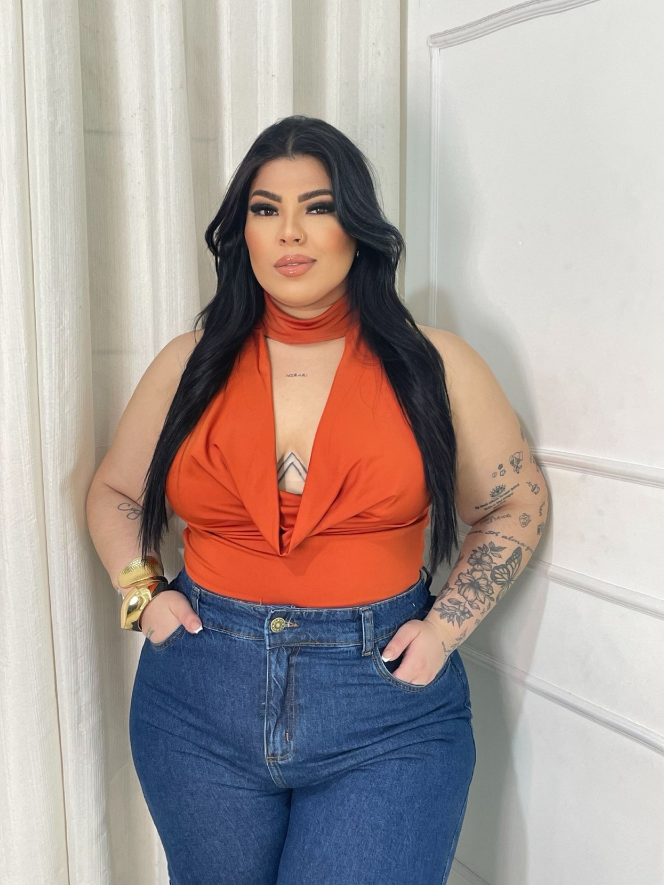 Body gringa Plus Size