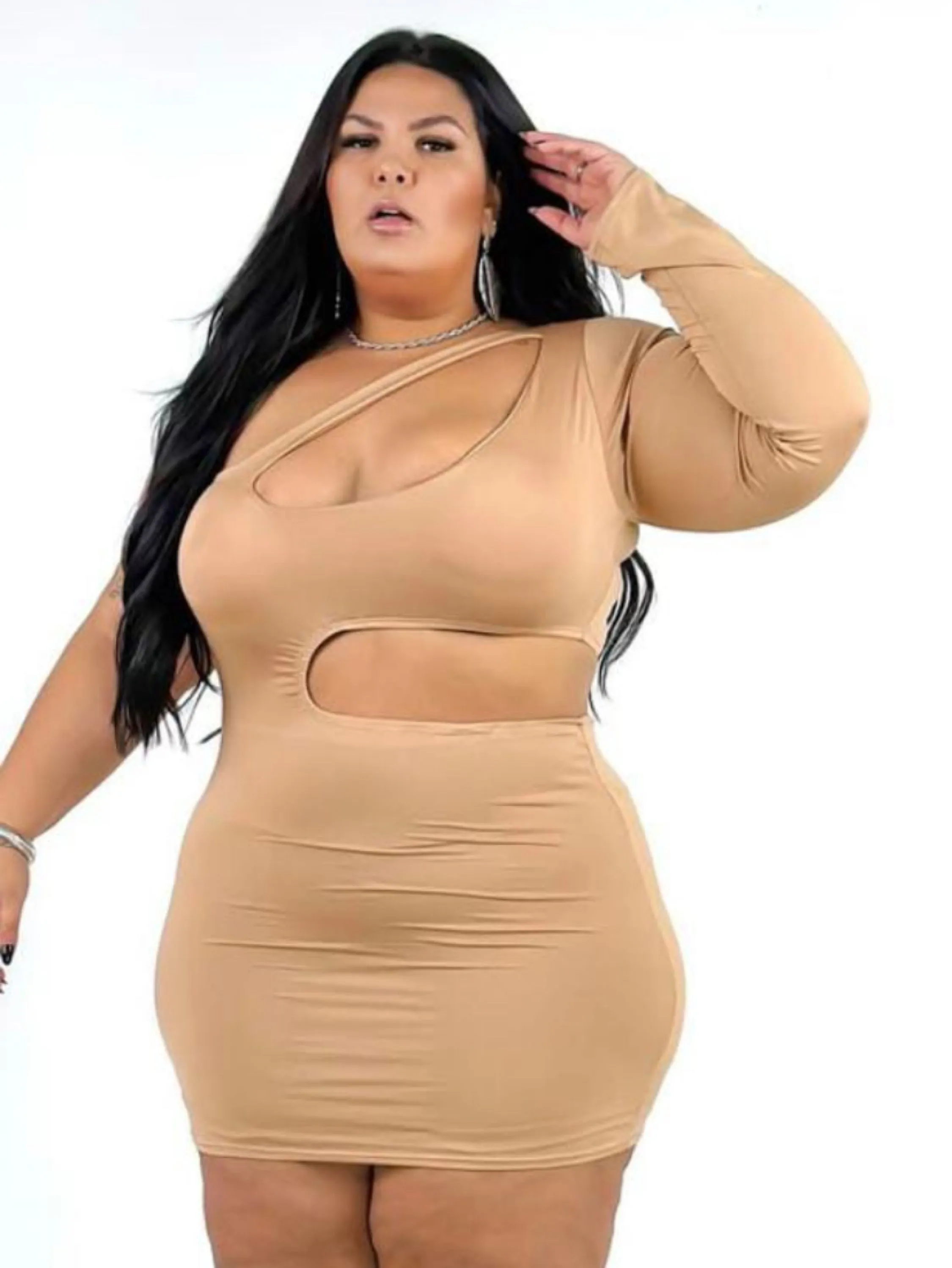 Vestido nula manca Vera Plus Size