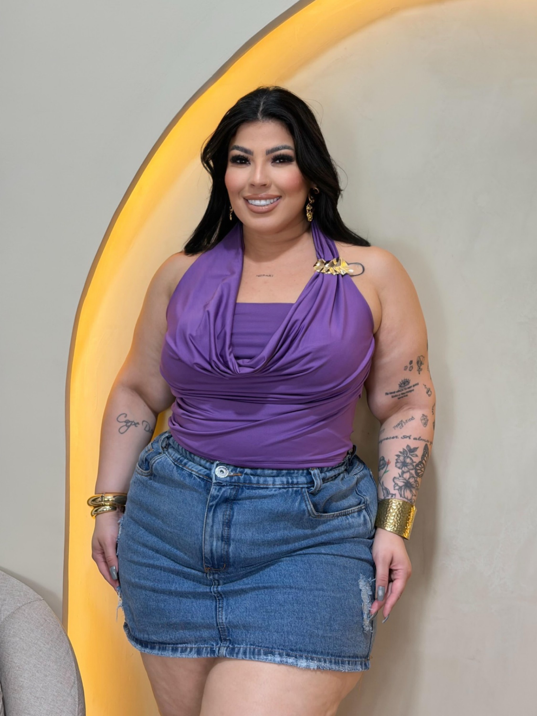 Cropped Eduarda Plus Size