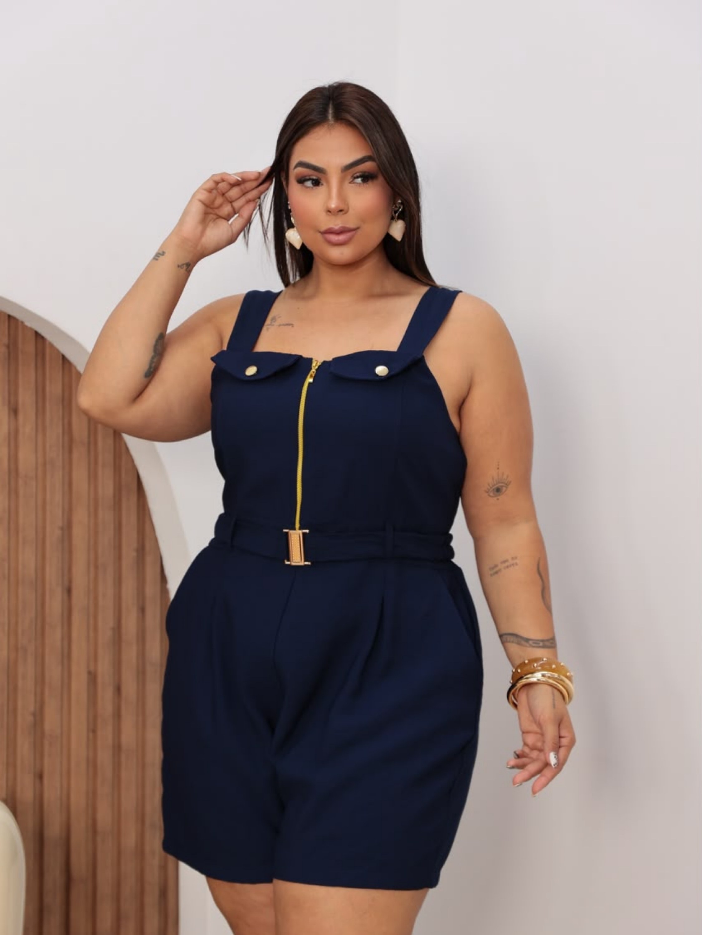 Macaquinho Tamires Plus Size