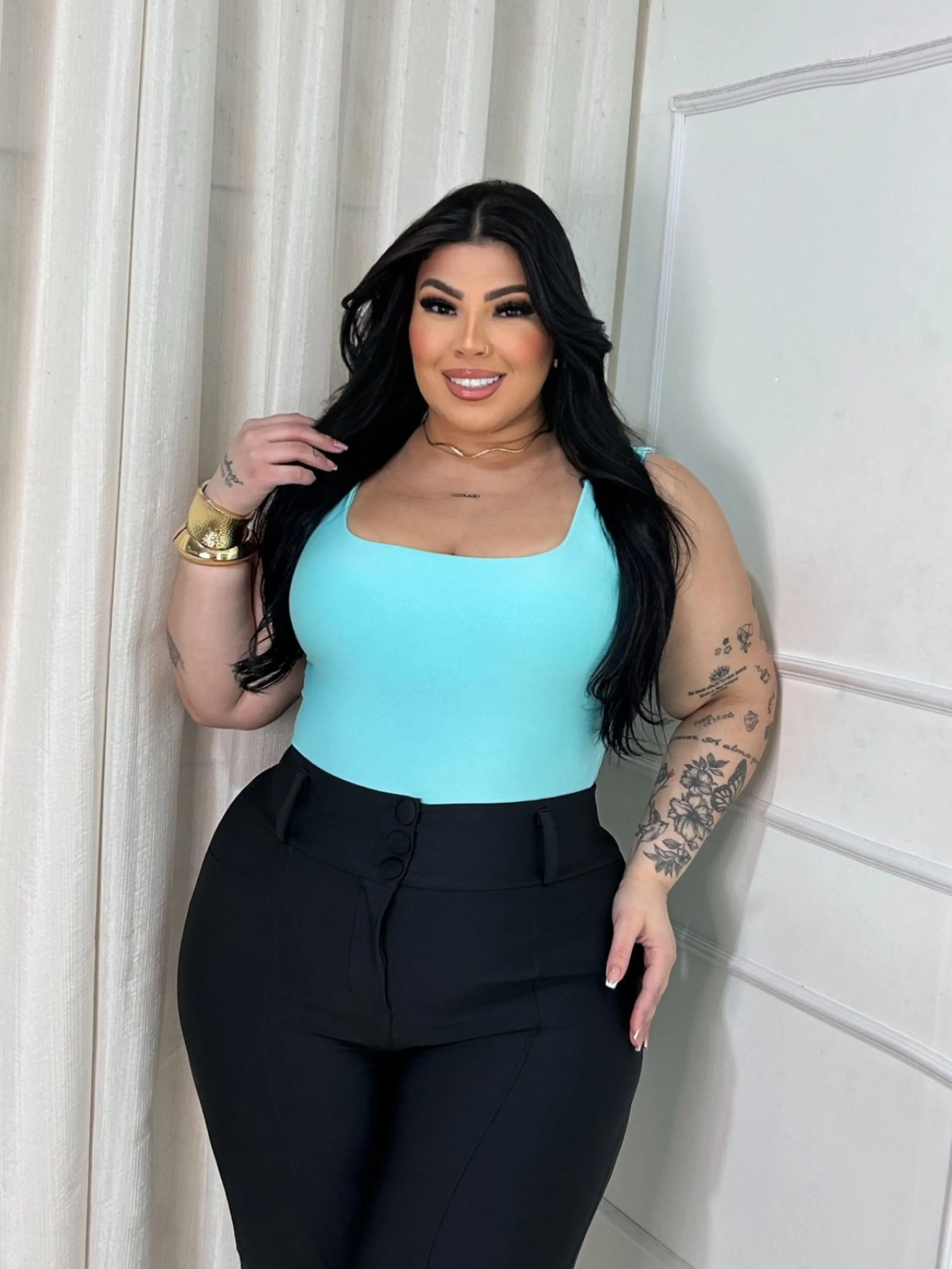 Body suplex alça Plus Size