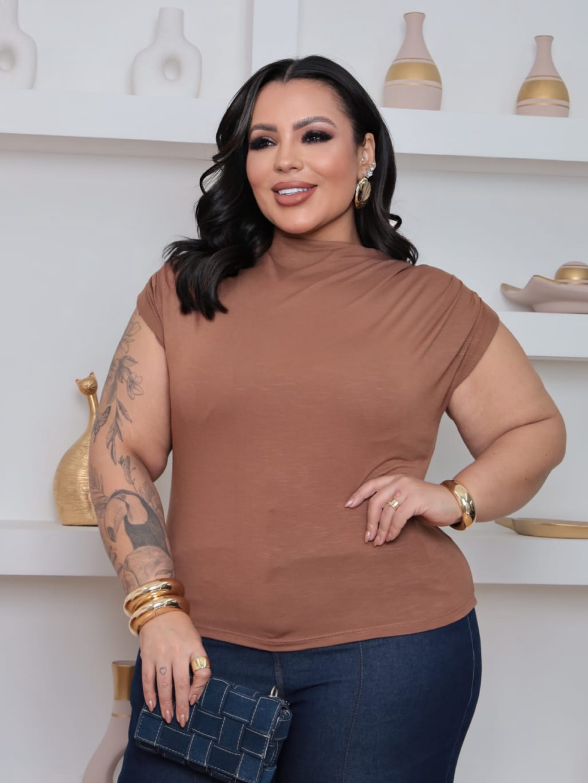Blusa Genevieve Plus Size