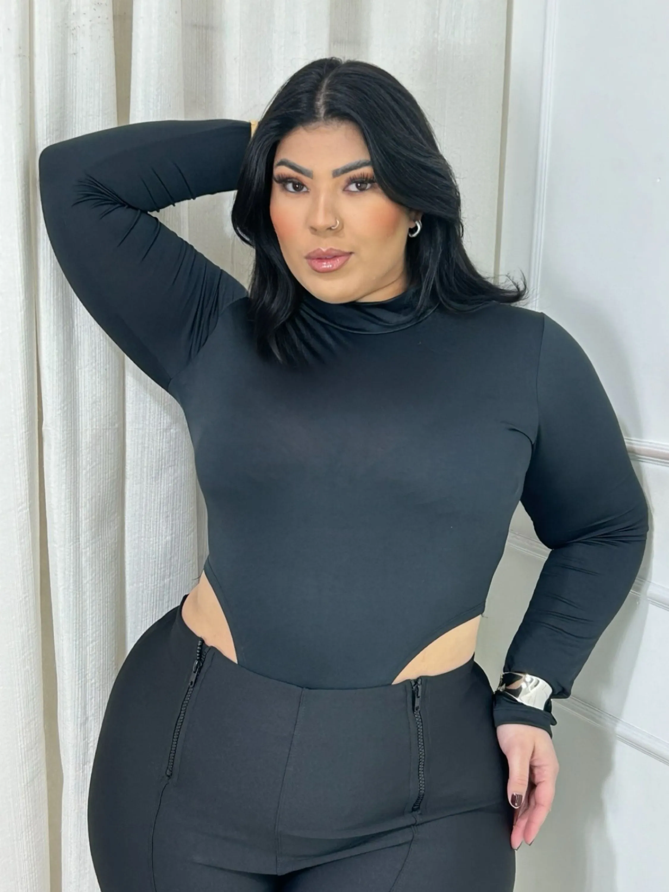 Body golinha cavado Plus Size