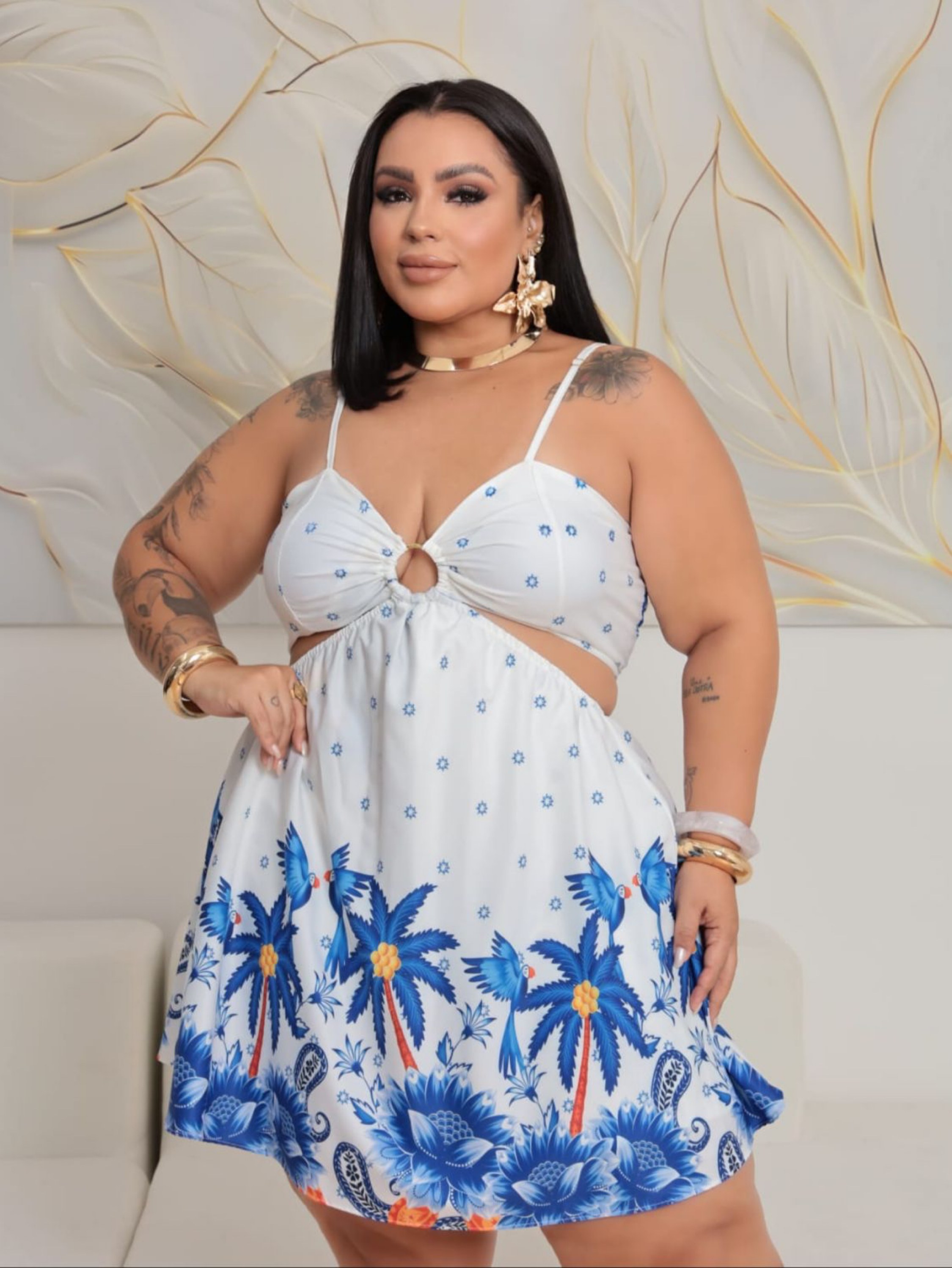 Macaquinho Magda Plus Size