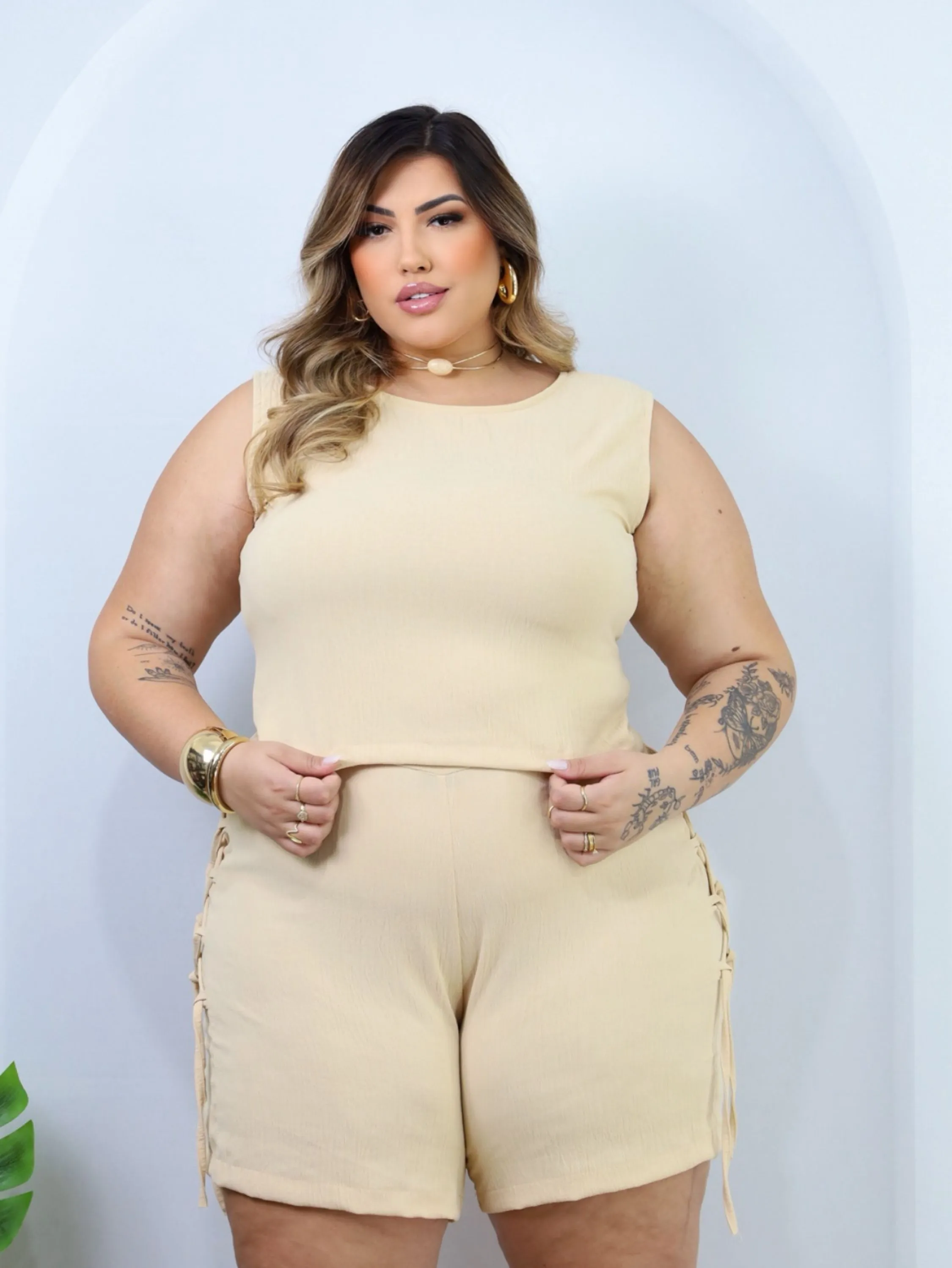 Conjunto Laís duna Plus Size