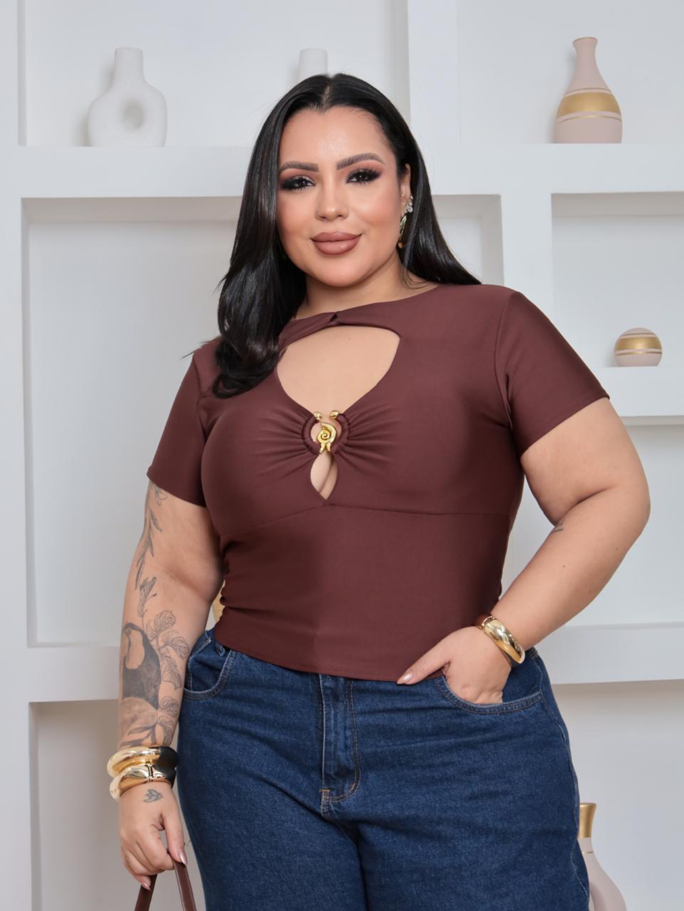 Cropped Olívia Plus Size