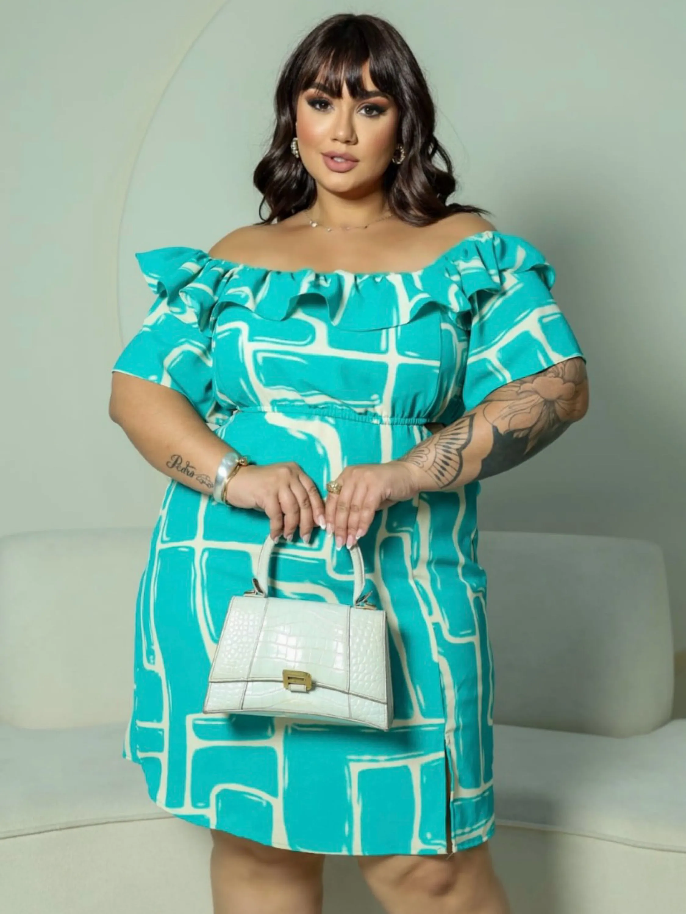 Vestido Melissa ciganinha Plus Size