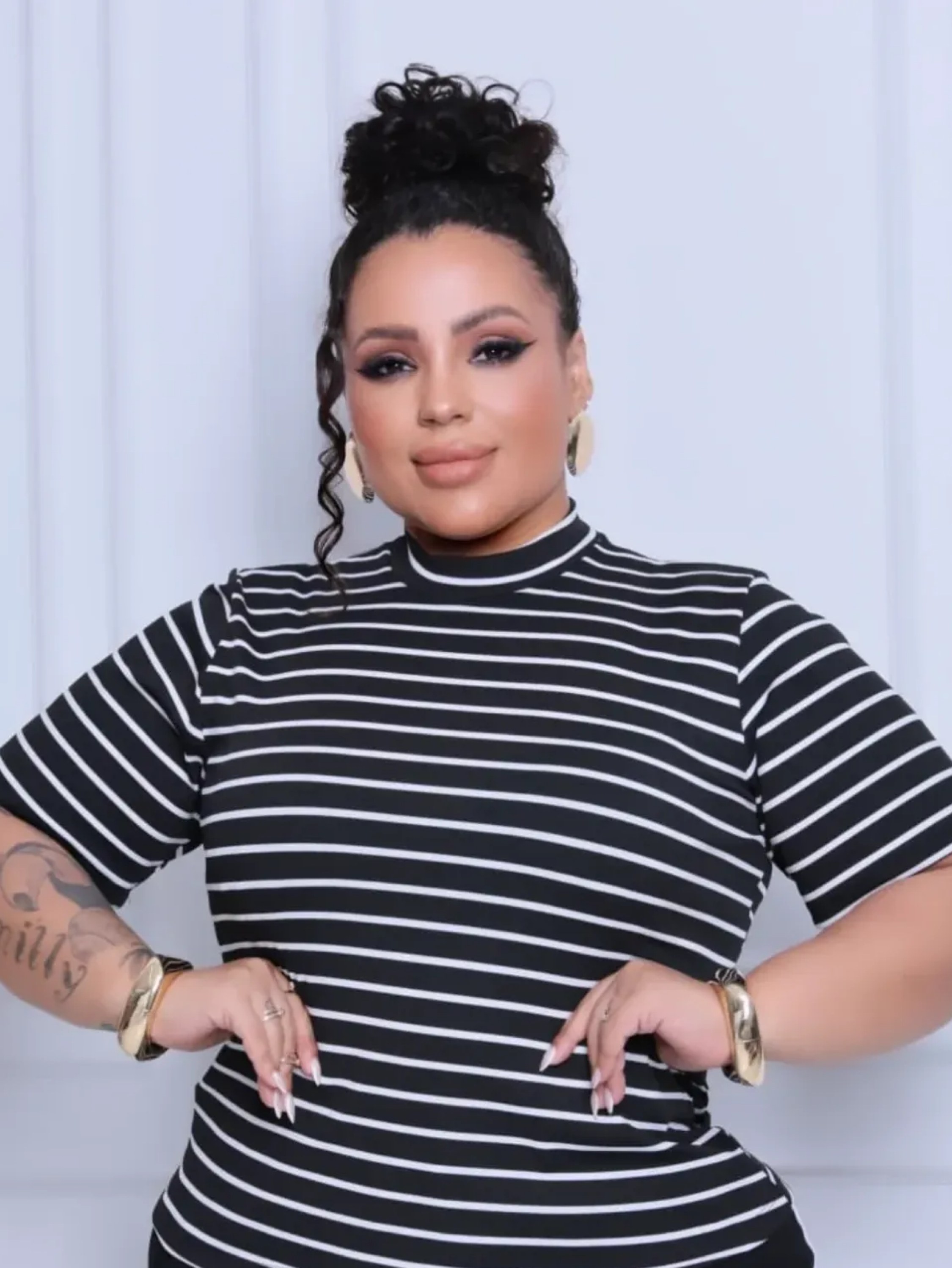 Blusa ribana Jade Plus Size