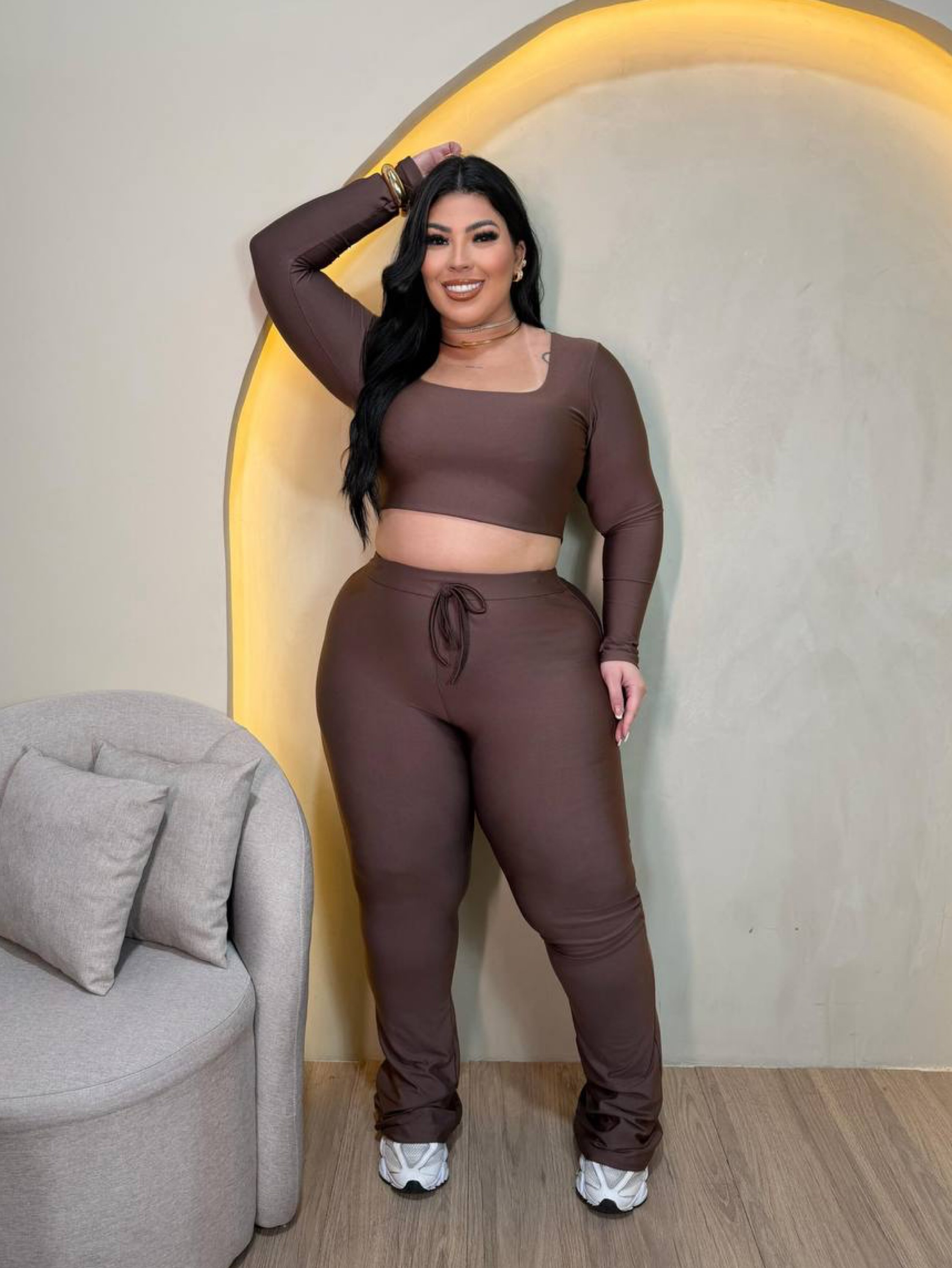 Conjunto suplex Olívia Plus Size