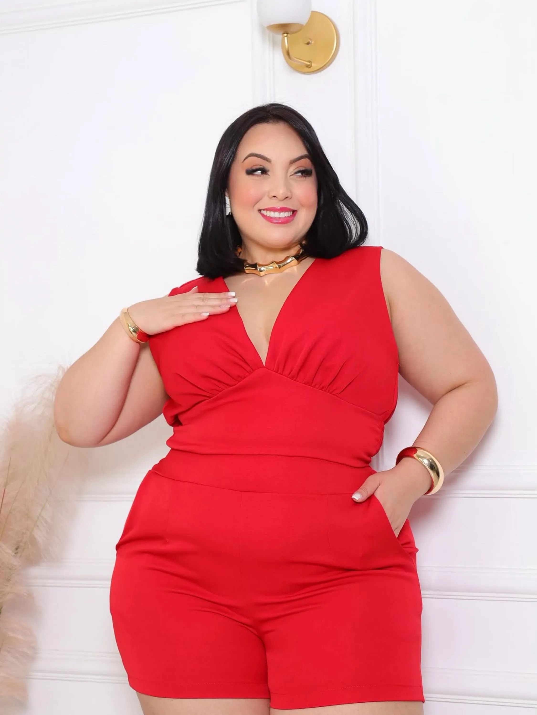 Conjunto Mila alfaiataria Plus Size
