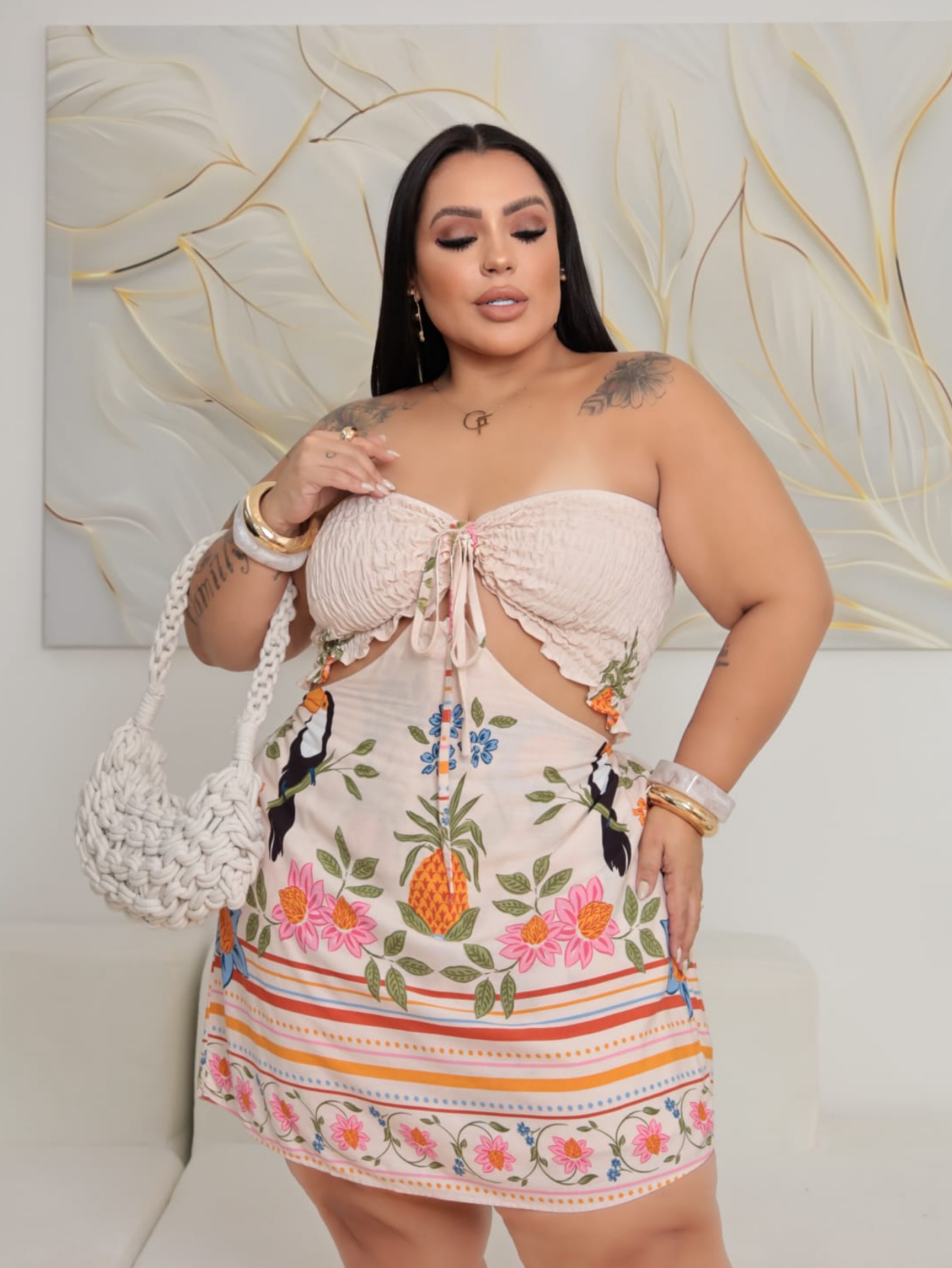 Macaquinho multiformas Baby Plus Size