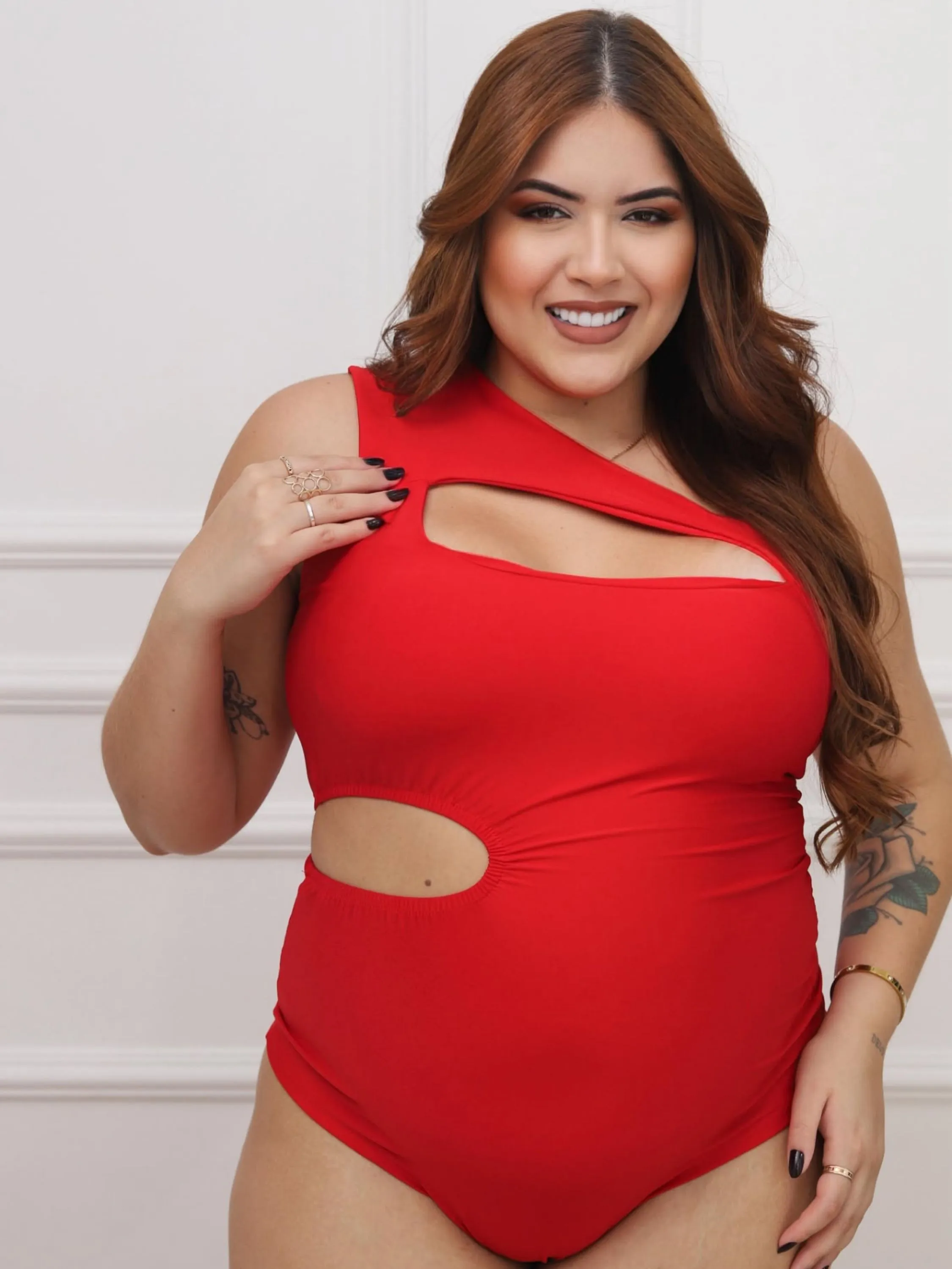 Body recort alcinha Plus Size