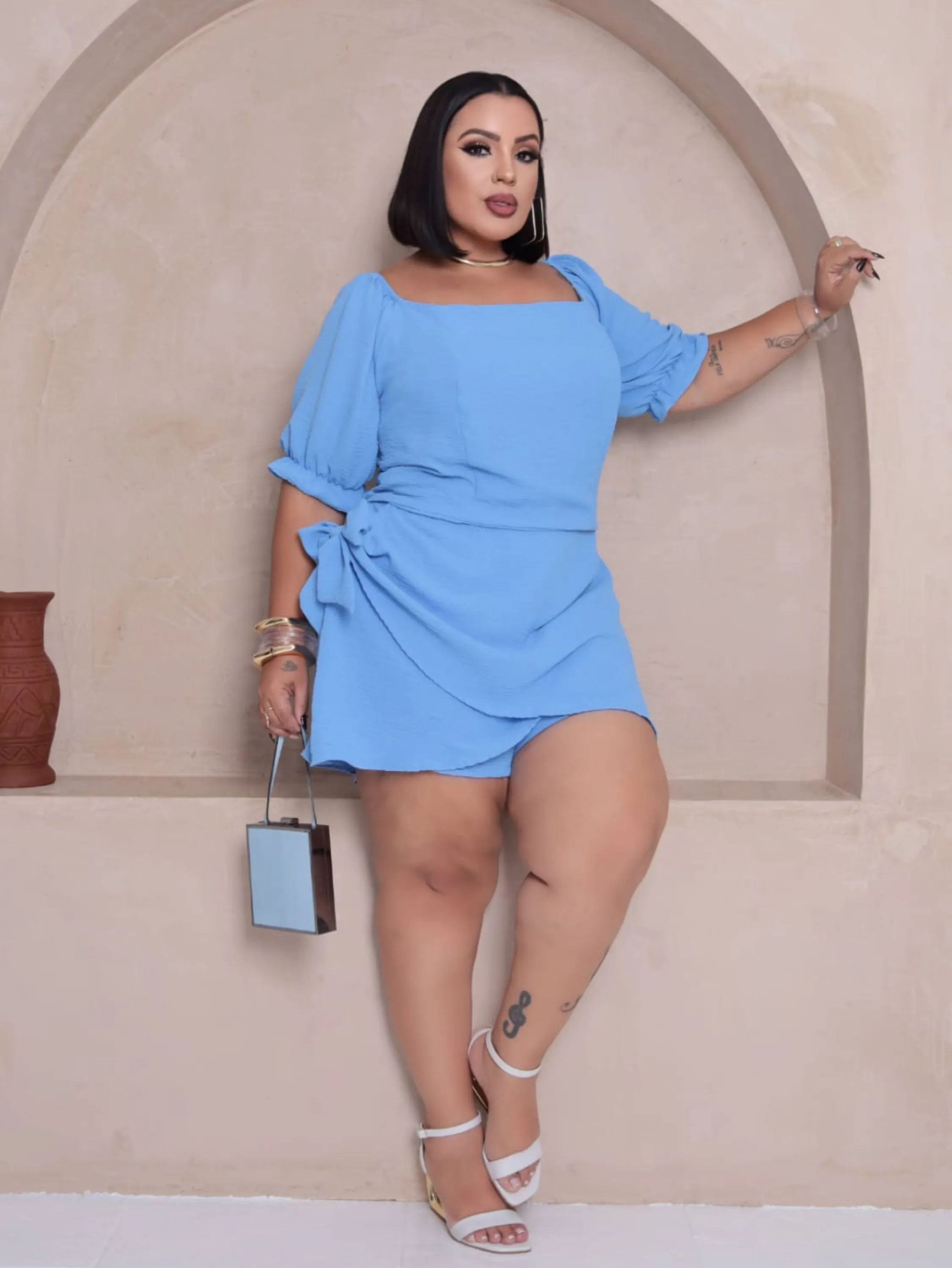 Conjunto ciganinha Natália Plus Size