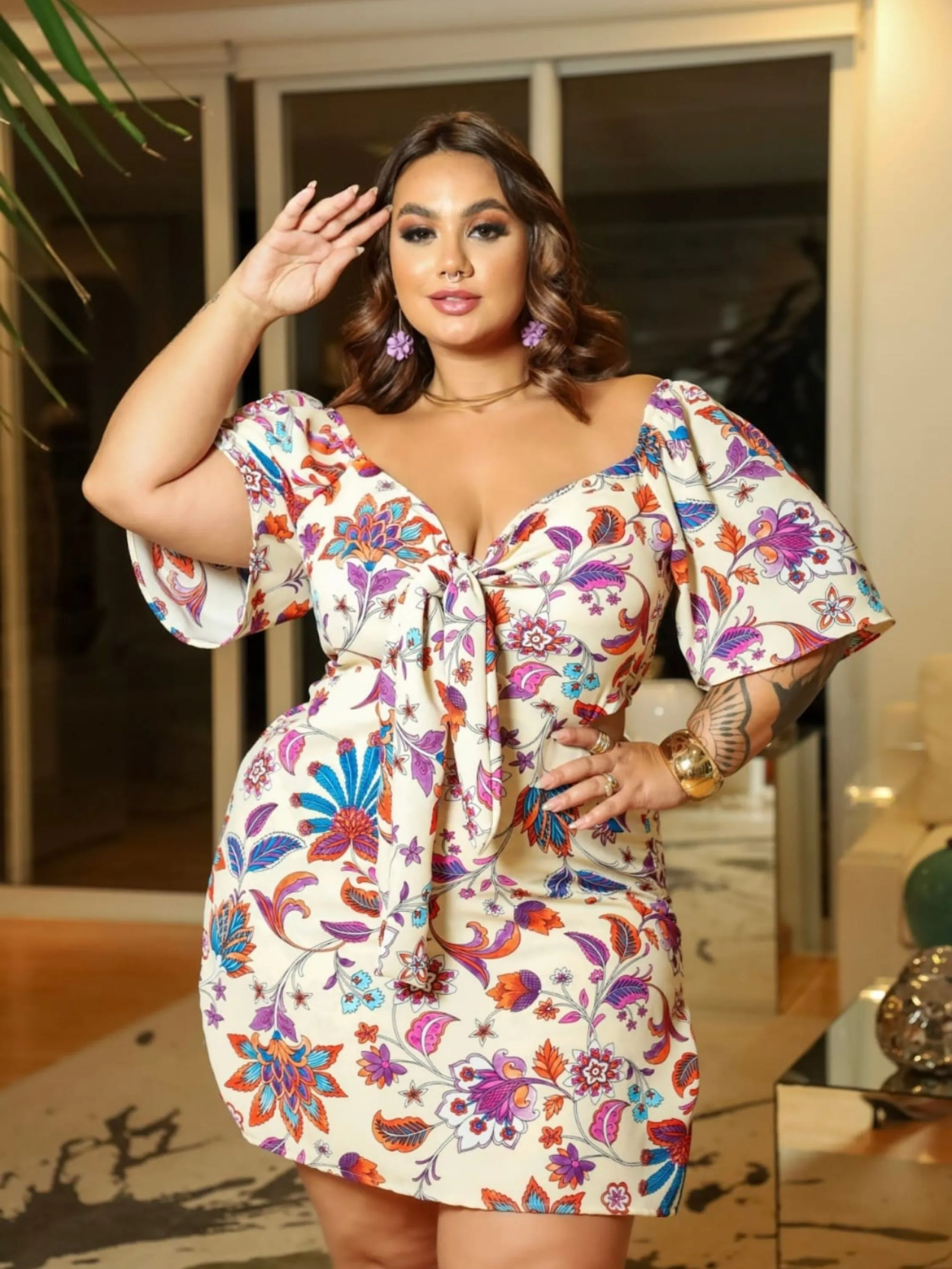 Macaquinho Pietra Plus Size