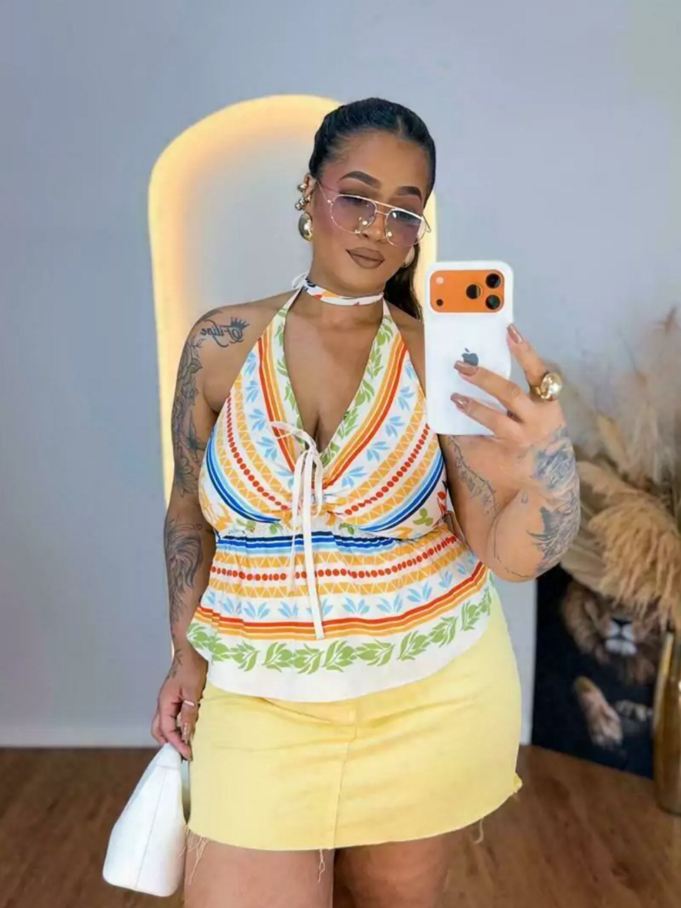 Blusa Ayla farm Plus Size