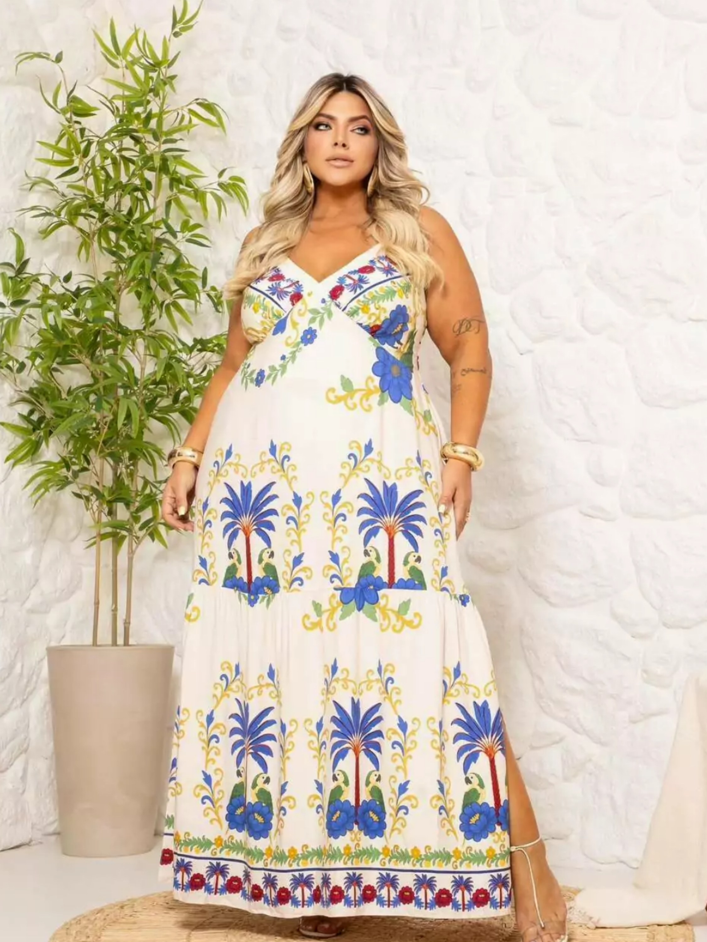 Vestido Eleanor farm Plus Size