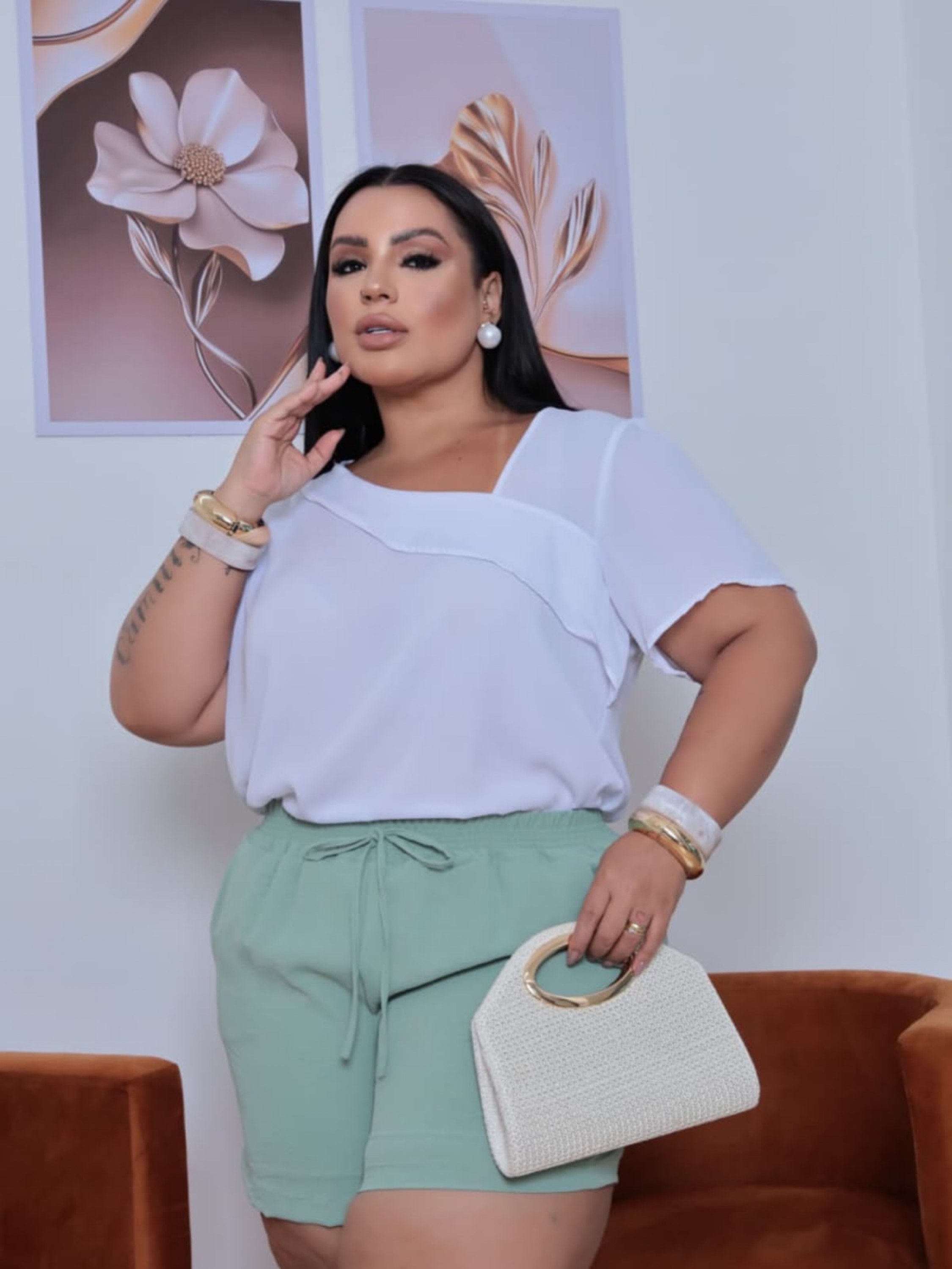 Shorts duna Plus Size