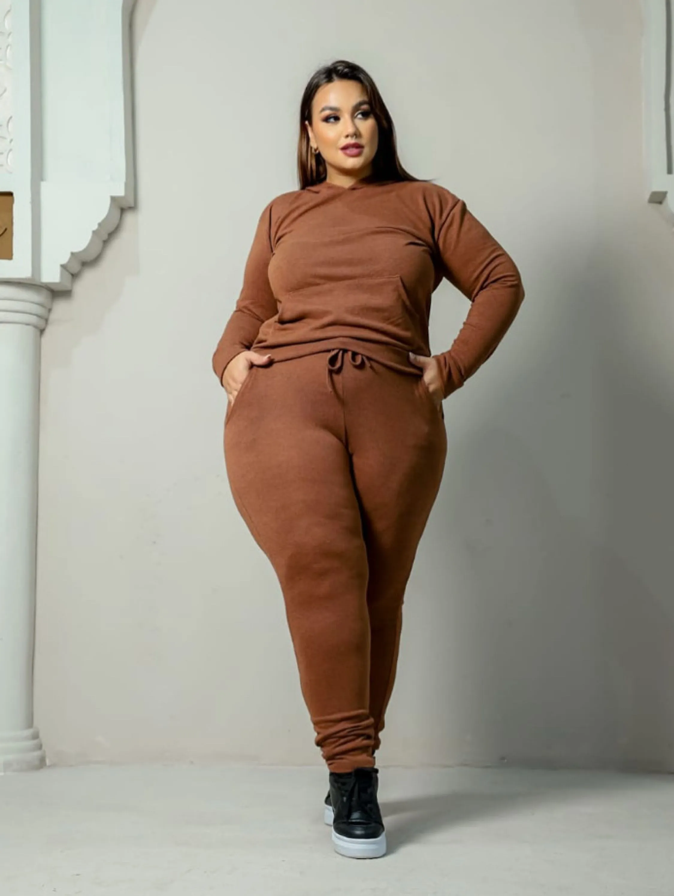Conjunto lanzinha Manuela Plus Size