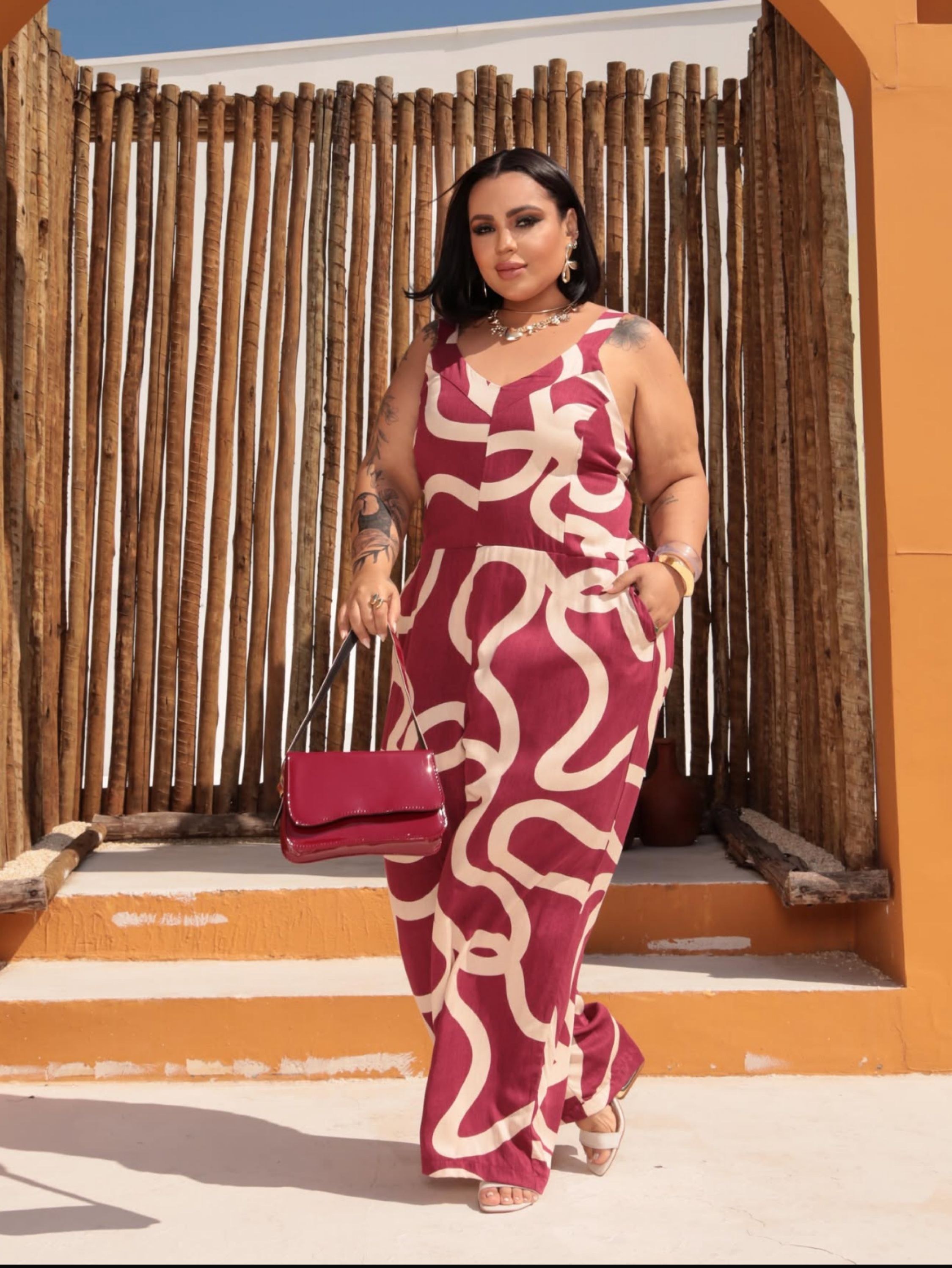 Macacão longo Diana Plus Size