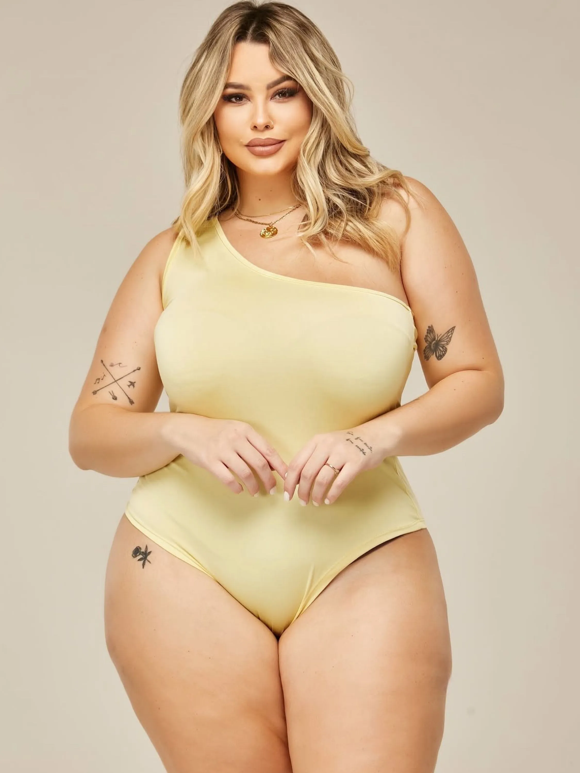 Body nula manca suplex Plus Size