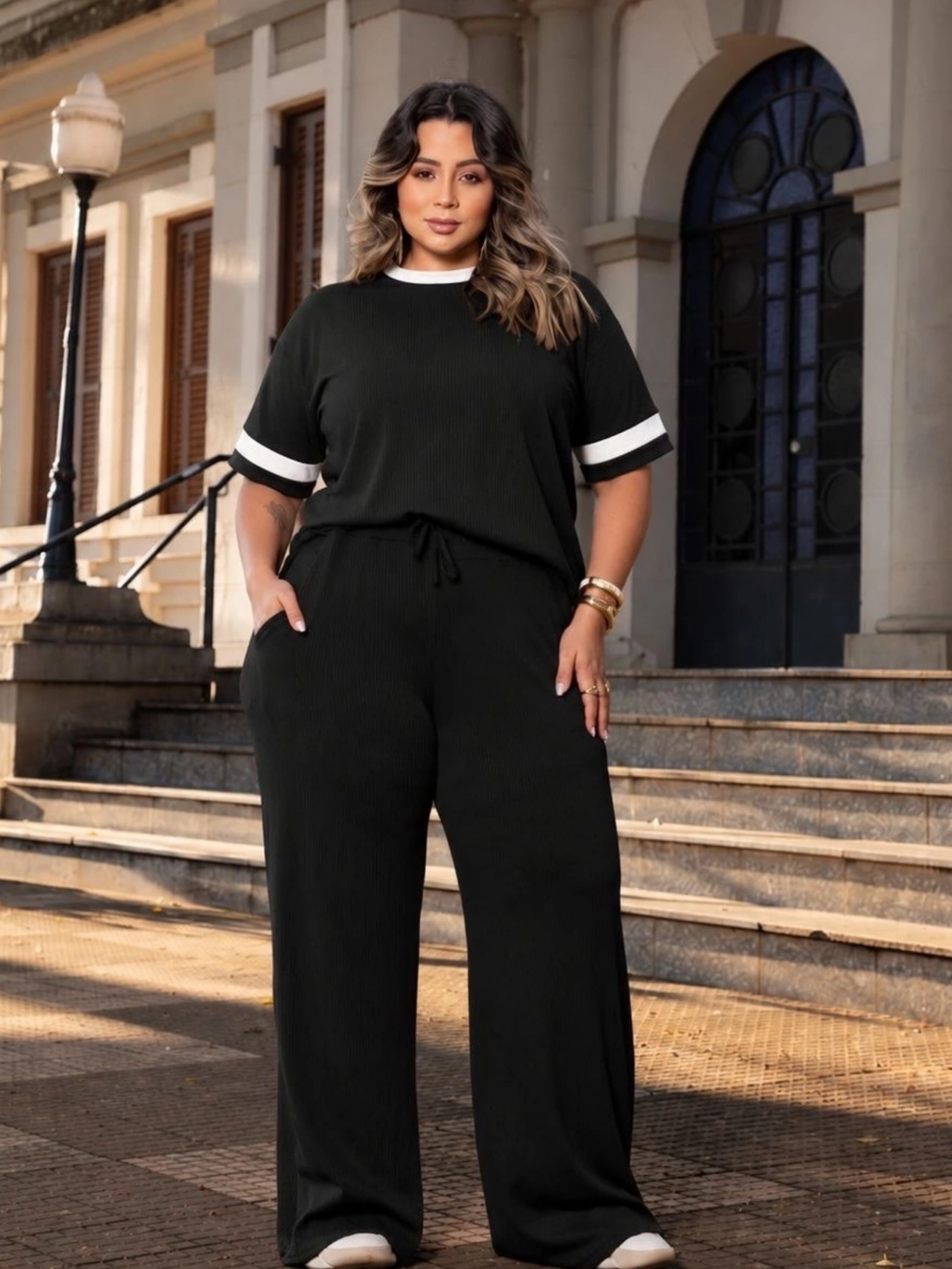 Conjunto moletinho Sheyla Plus Size