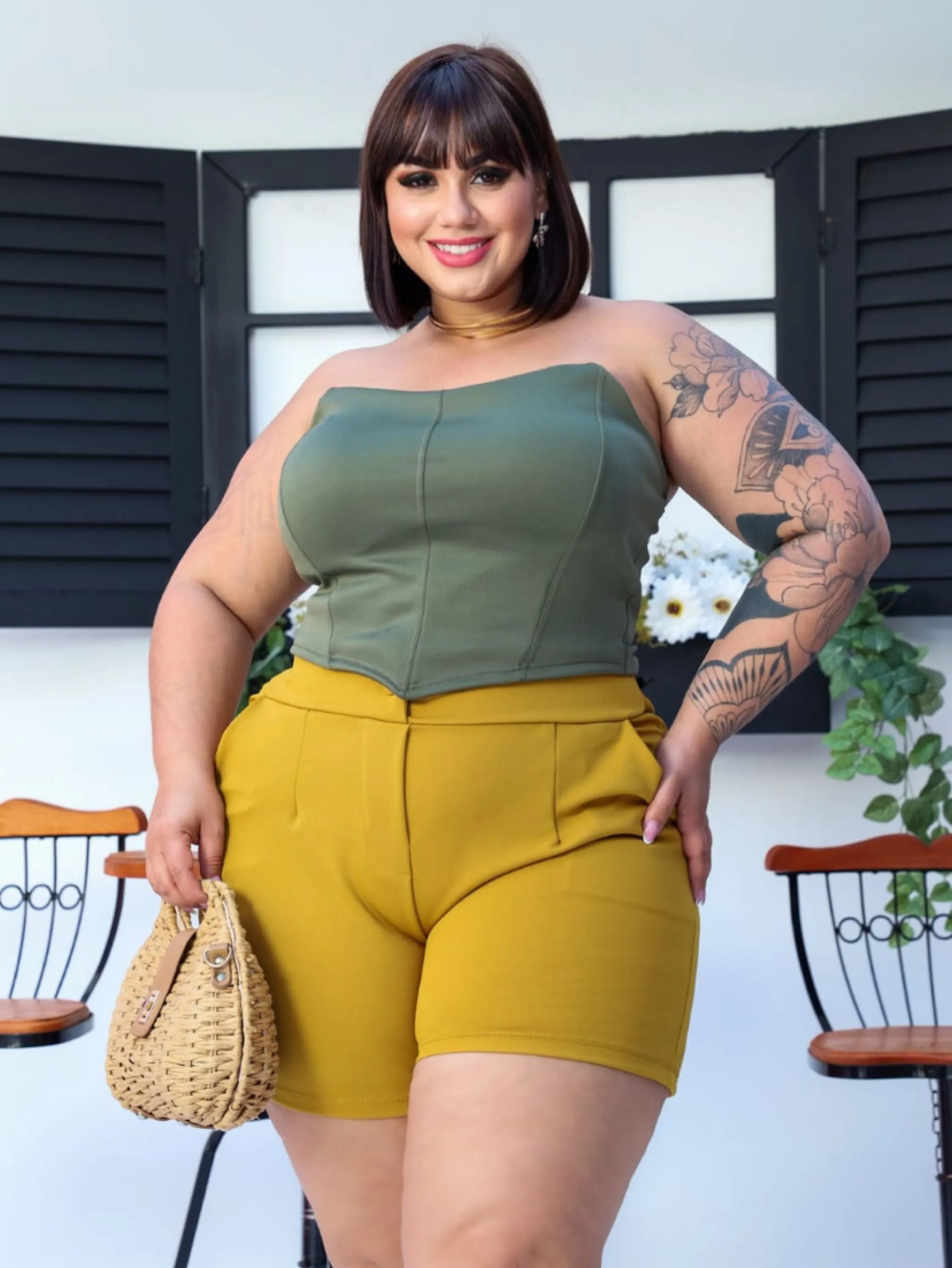 Shorts neoprene Plus Size