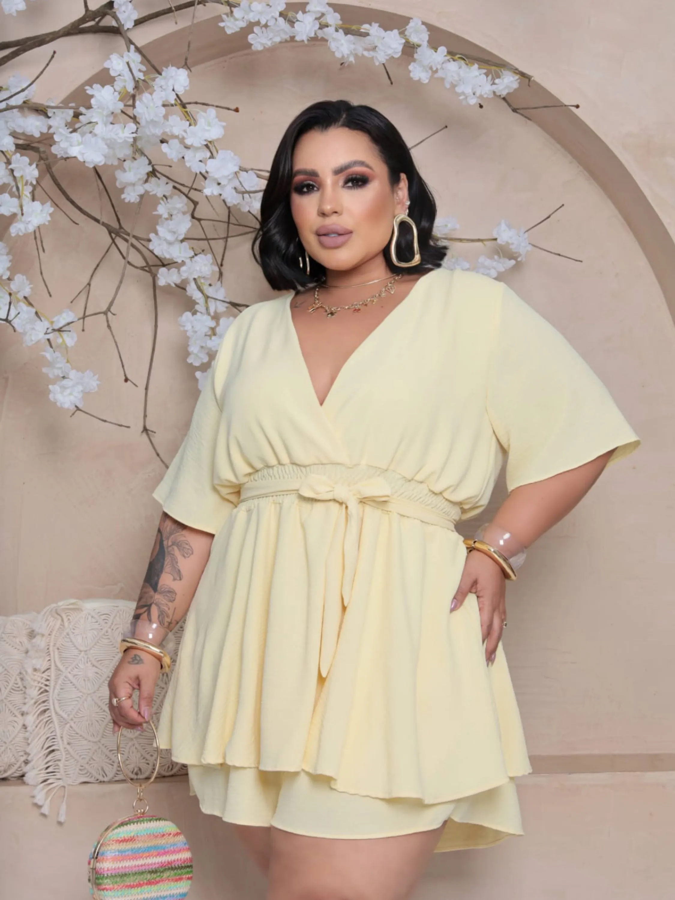 Macaquinho Cindy Plus size