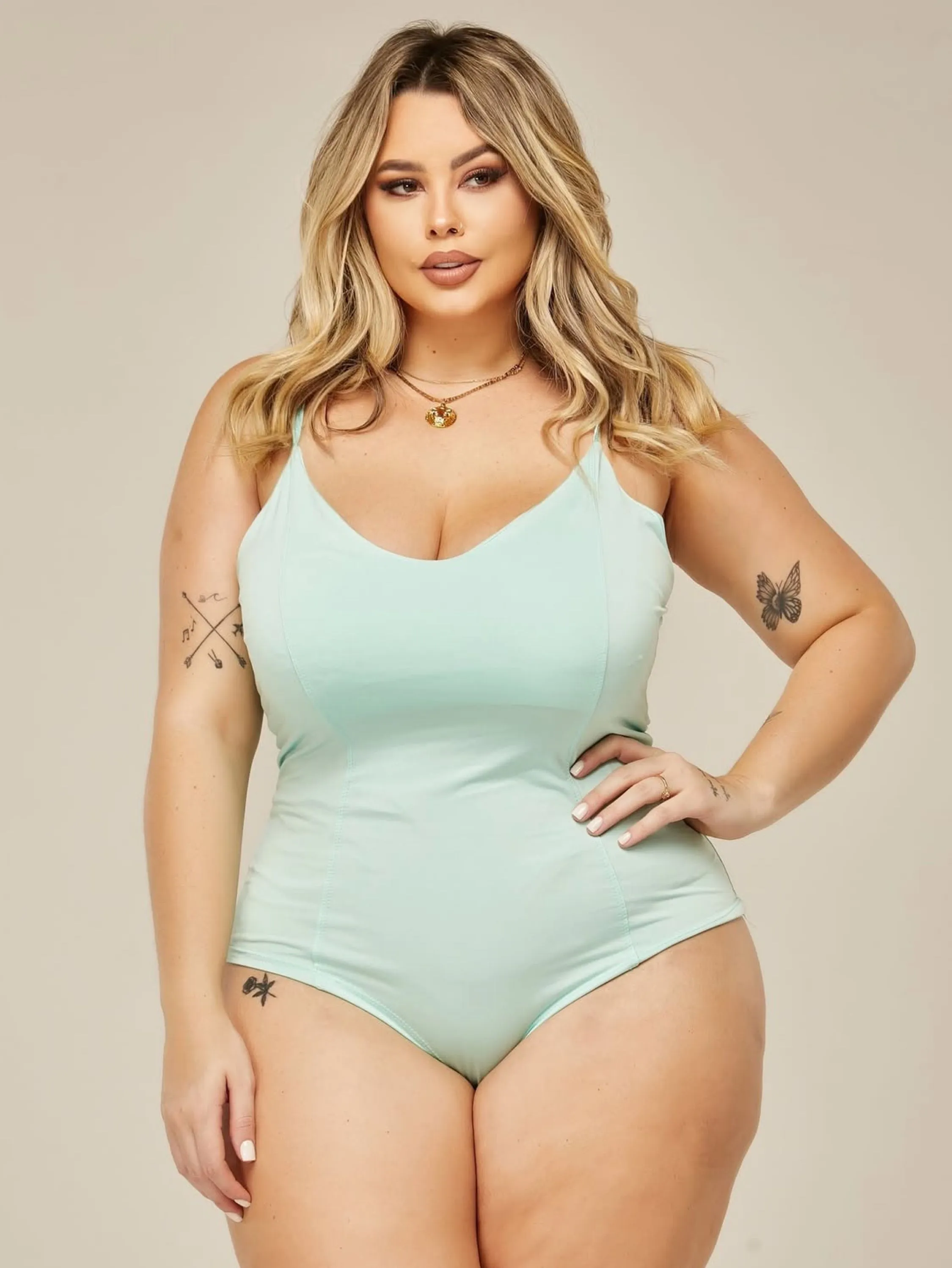 Body alcinha suplex Plus Size