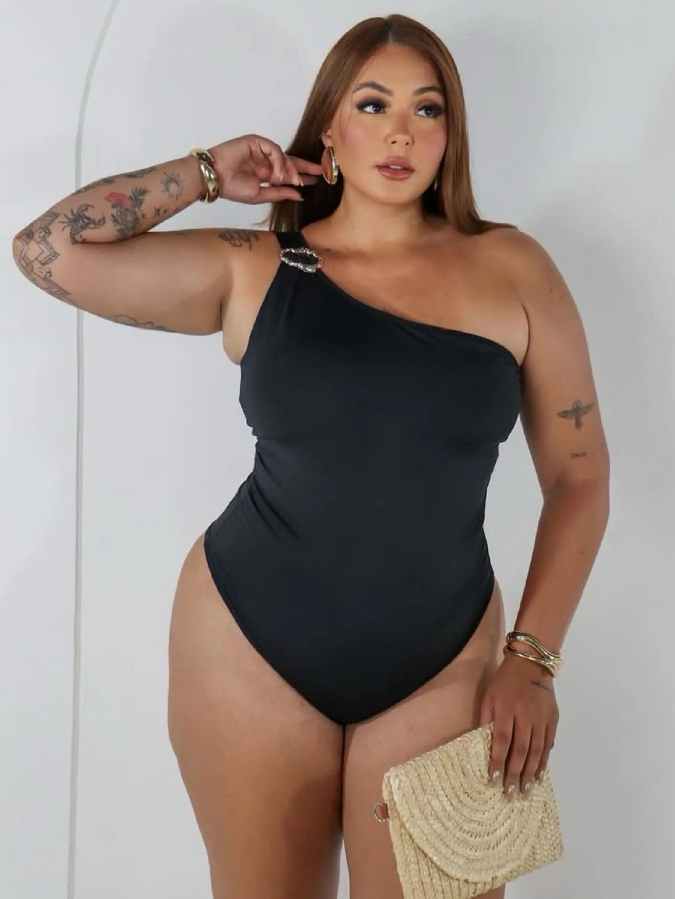 Body nula manca Jessica Plus Size