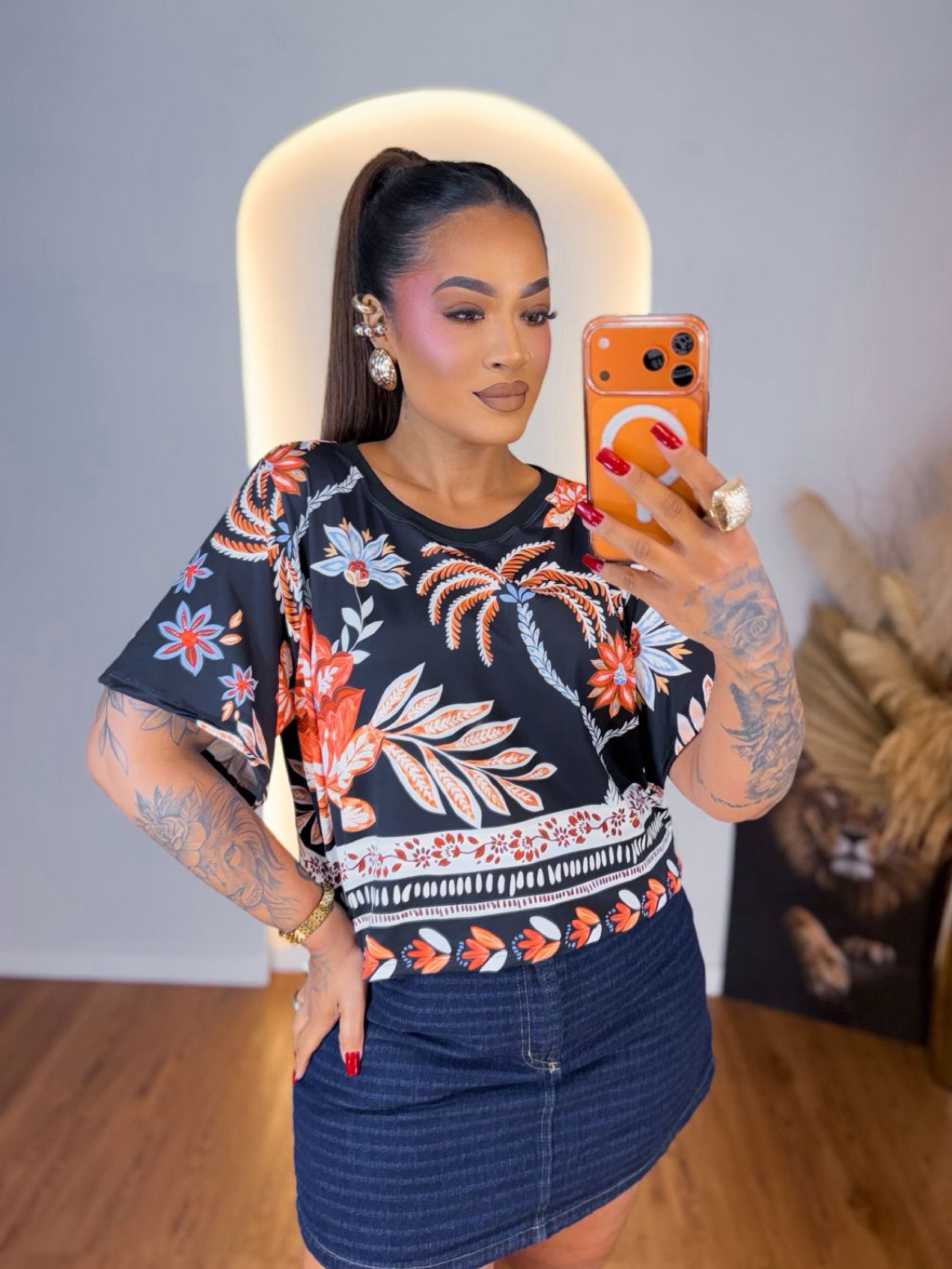 Blusa fluit farm Plus Size
