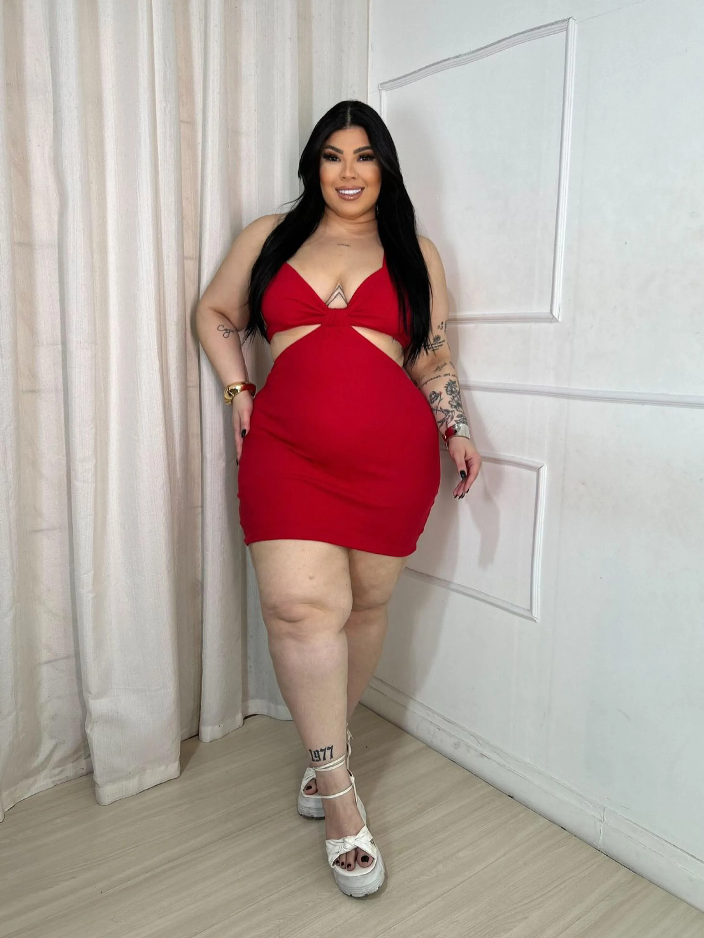Vestido Alicia ribana Plus Size