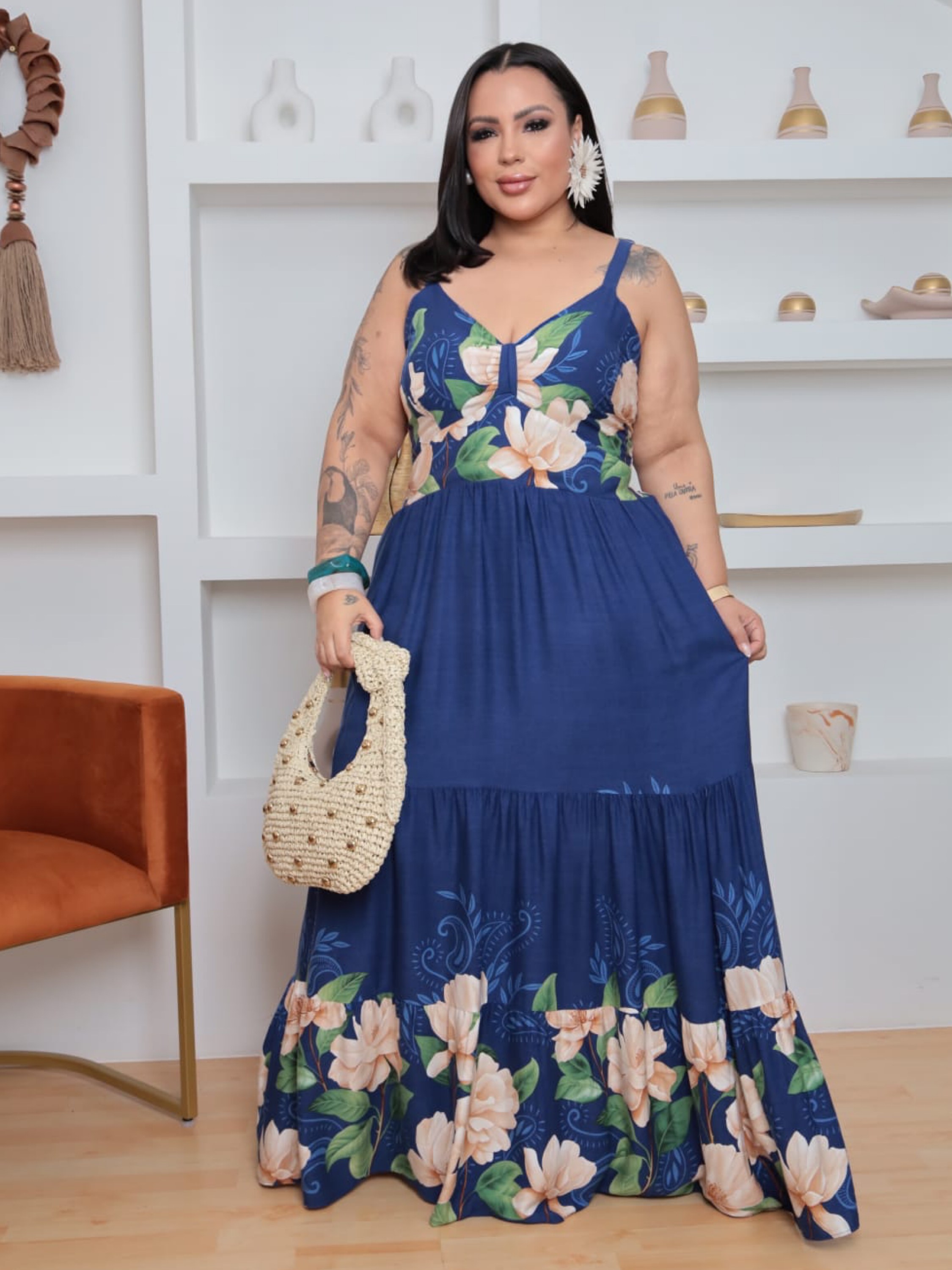 Vestido longo Laura