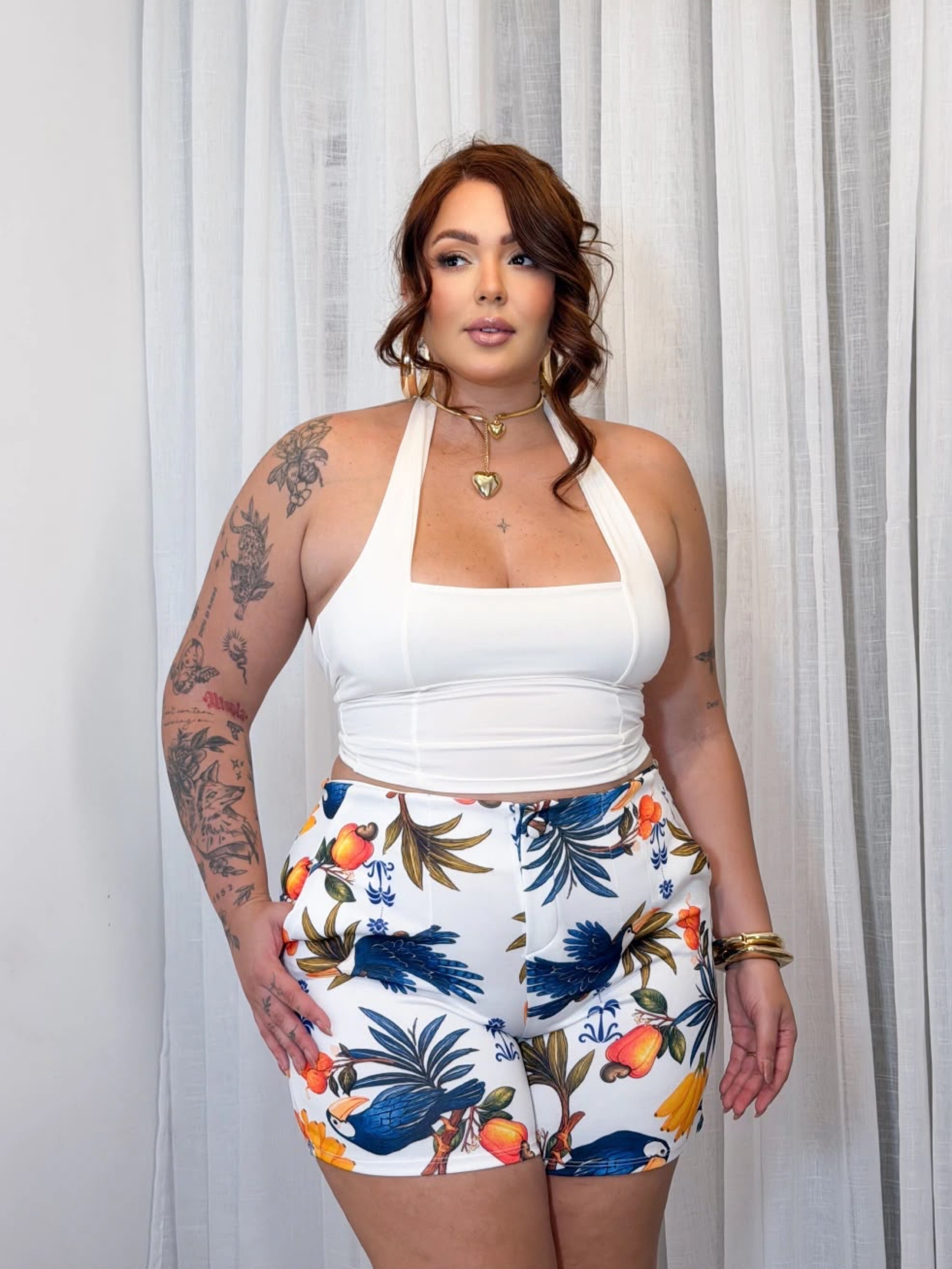 Shorts Zara farm Plus Size