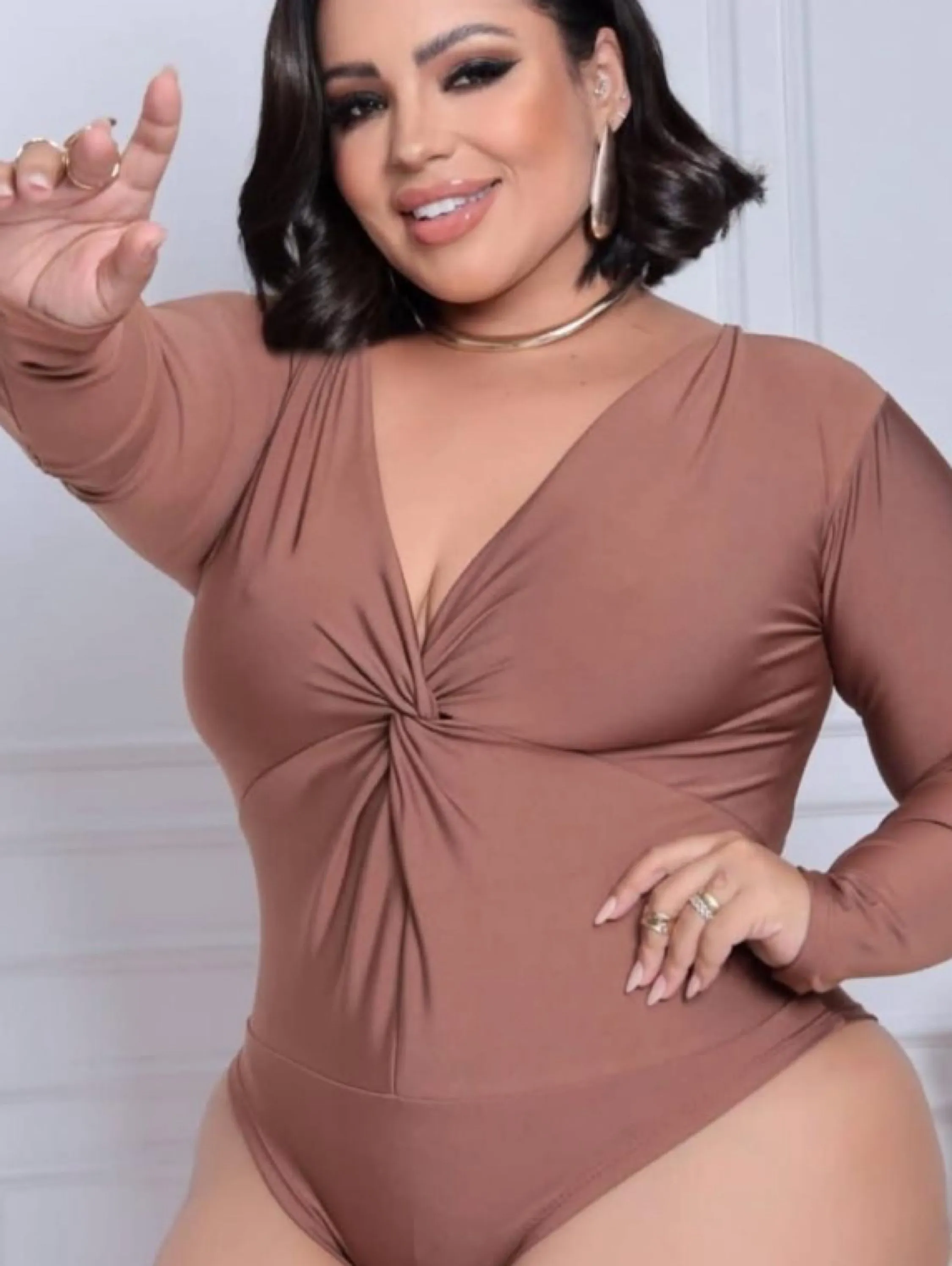 Body nózinho suplex Plus Size