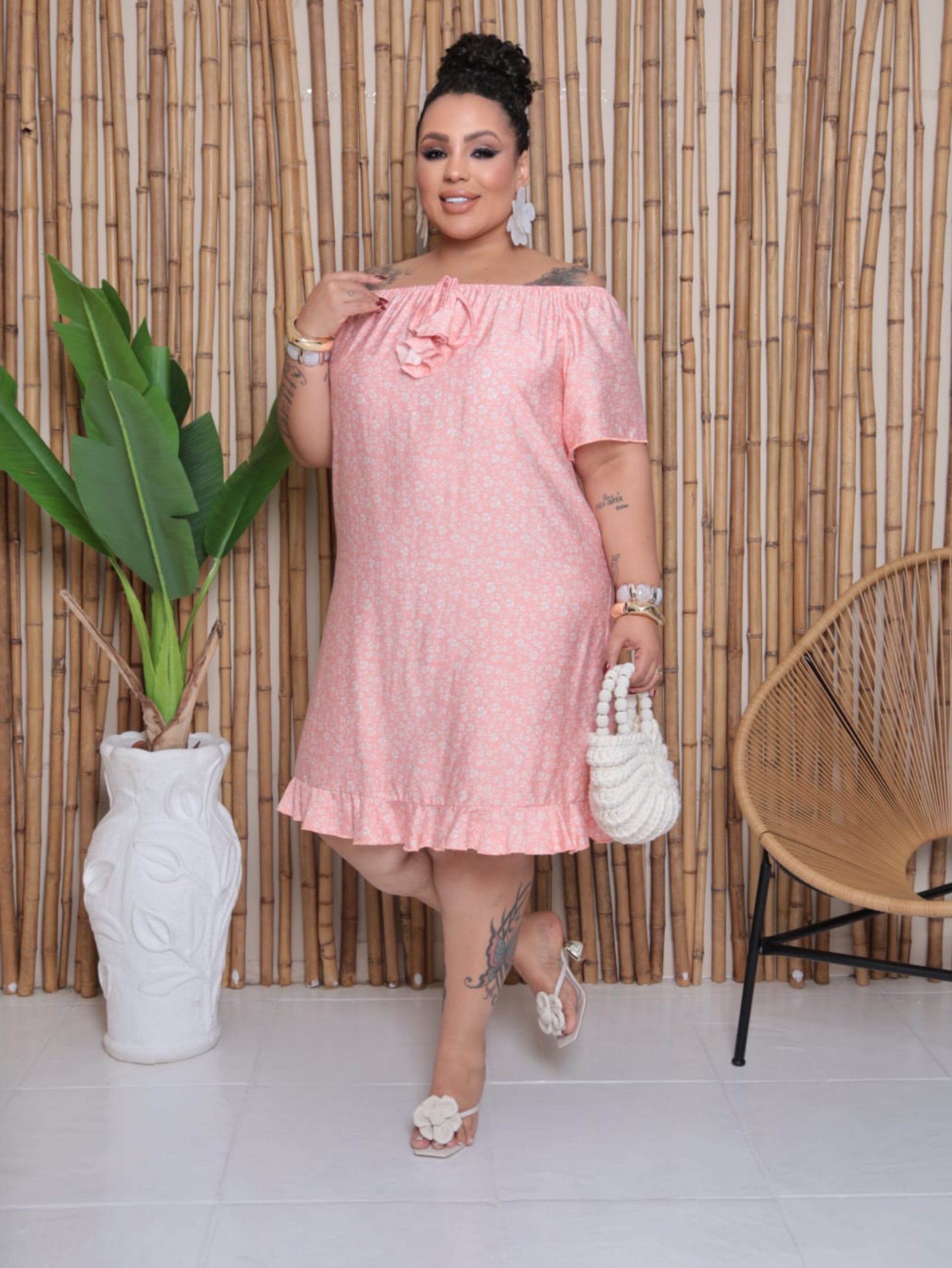 Vestido ciganinha Mary Plus Size