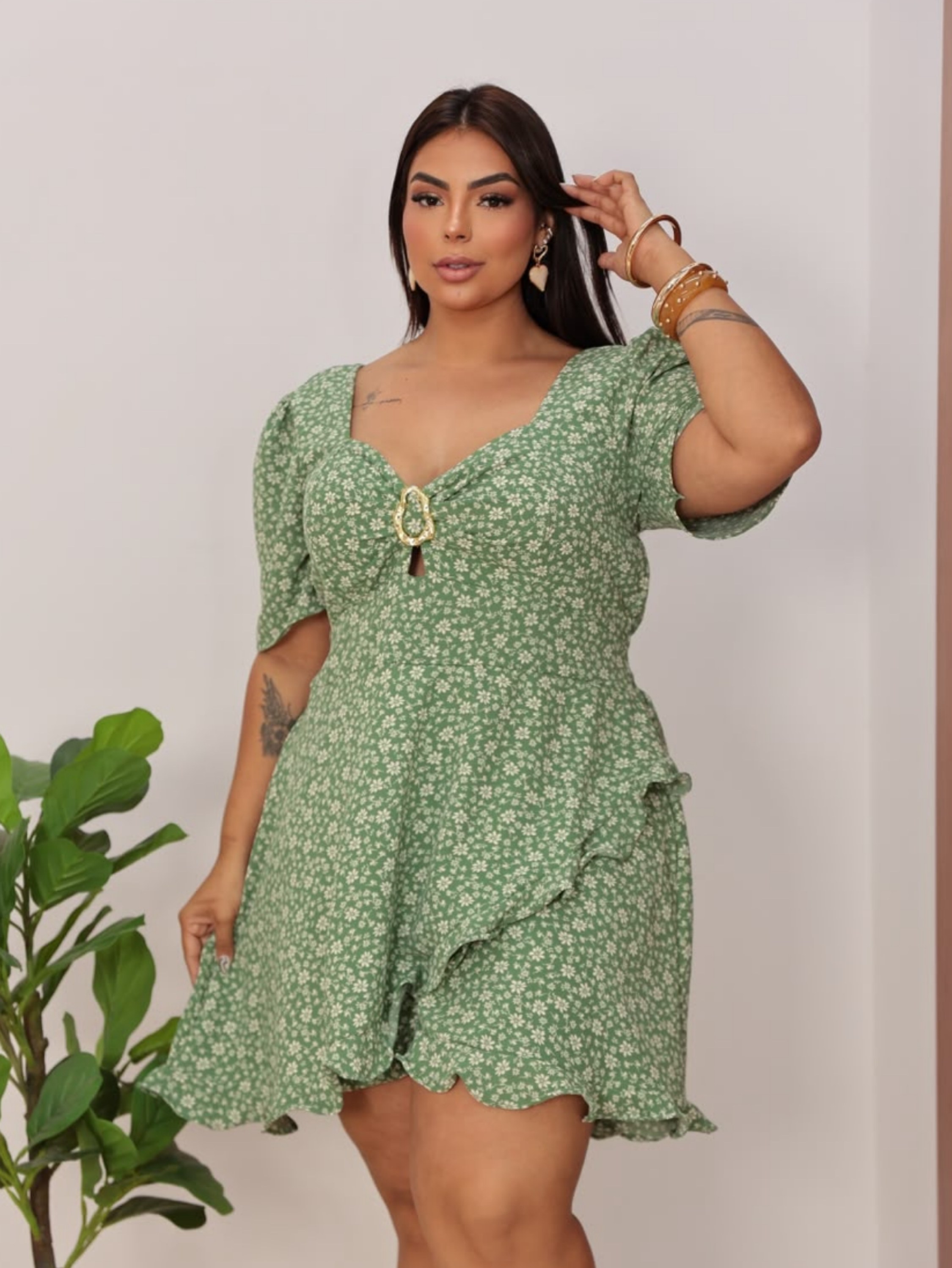 Macaquinho Camila Plus Size