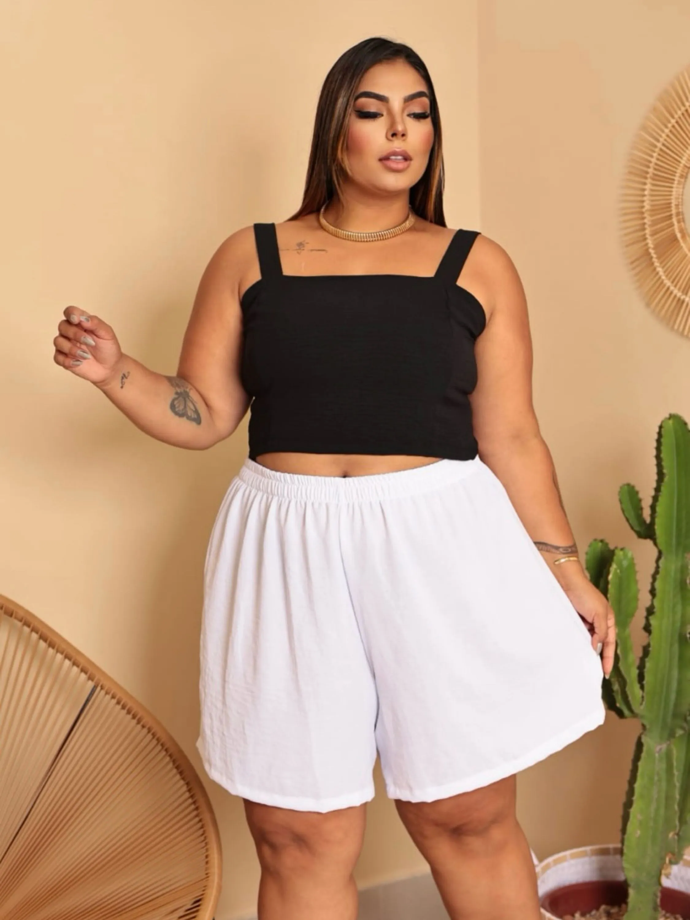 Shorts duna Plus Size