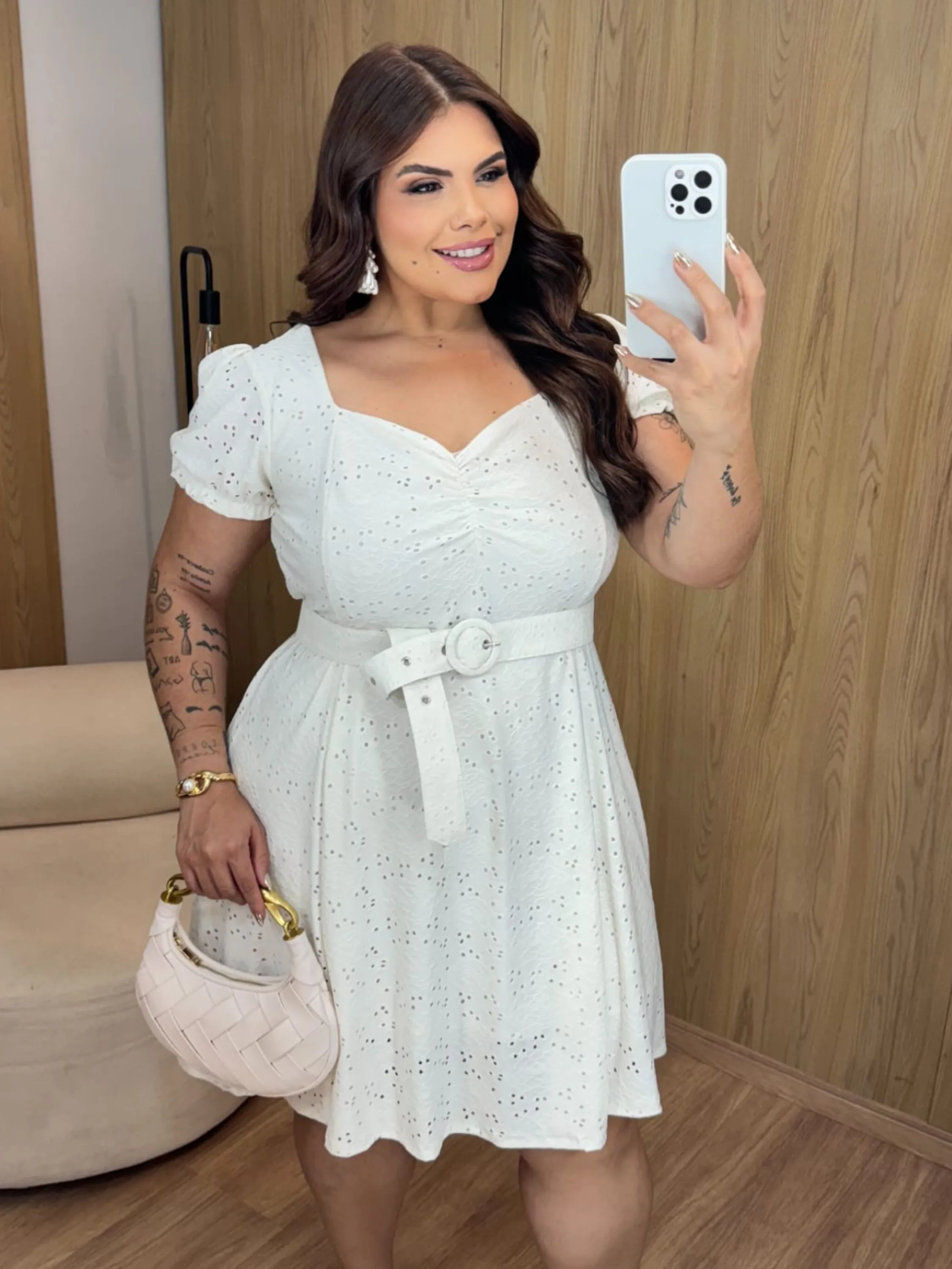 Vestido cinto Charlotte Plus Size