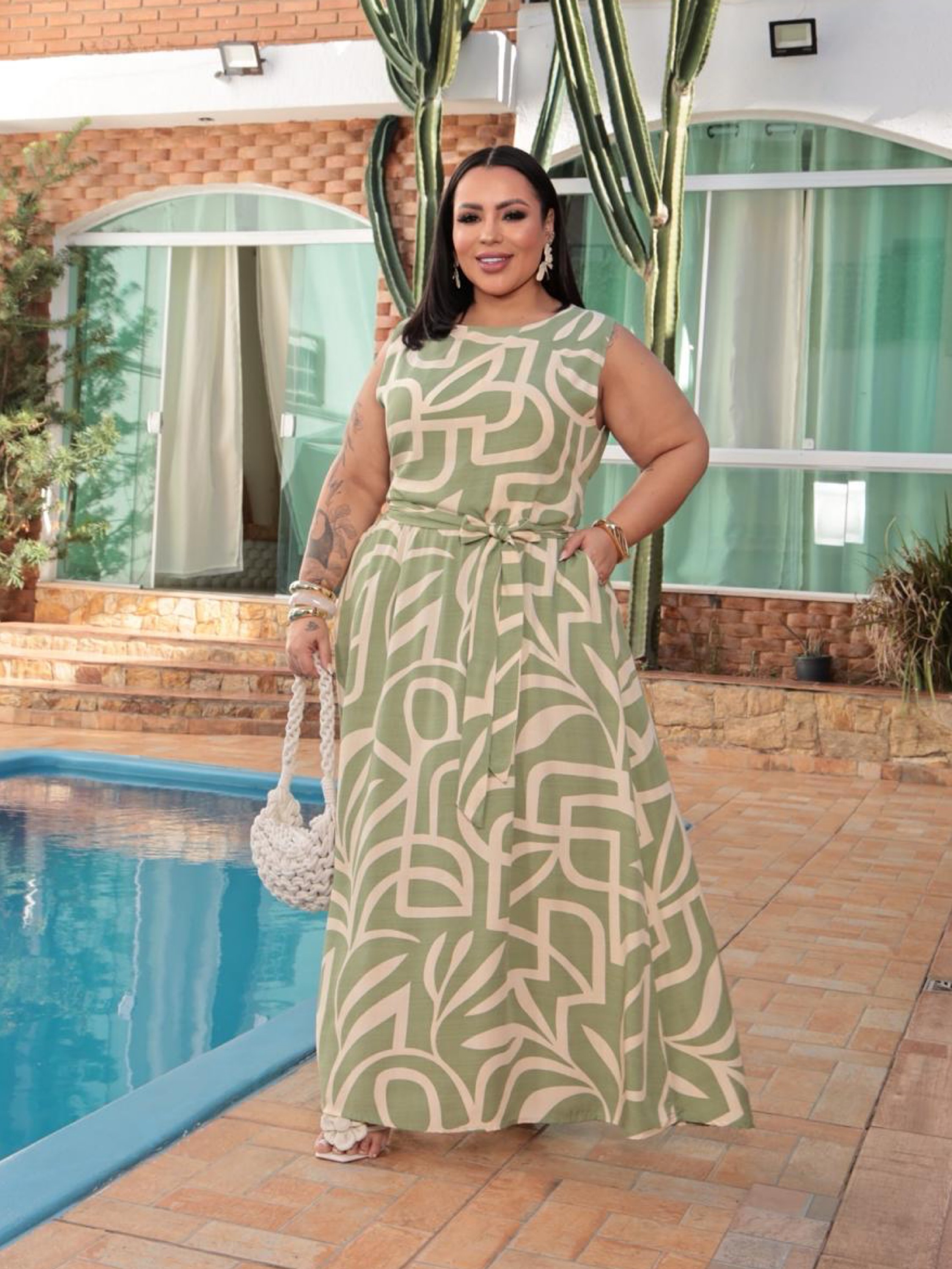 Vestido longo Ravena Plus Size