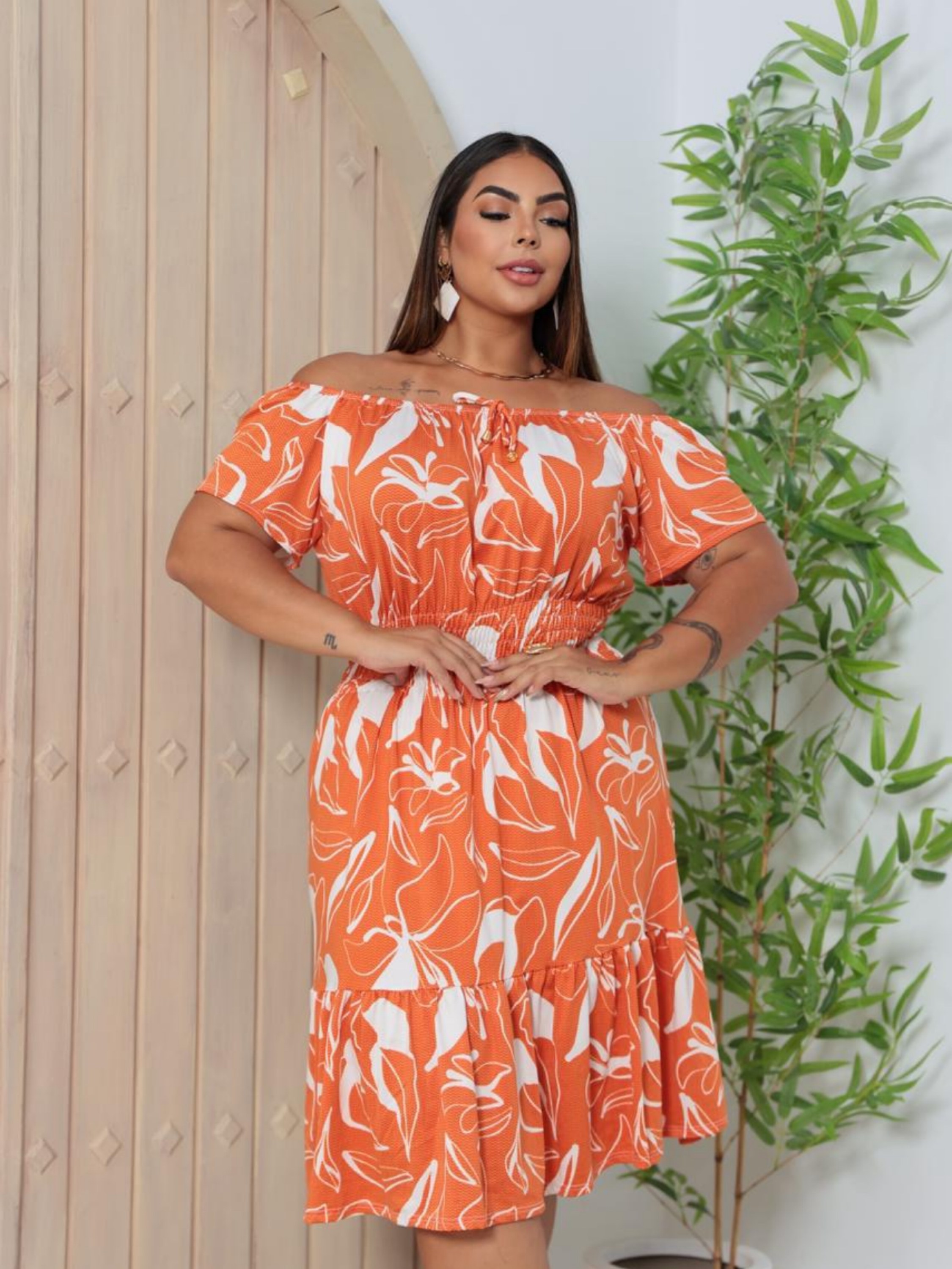 Vestido ciganinha romantic Plus Size