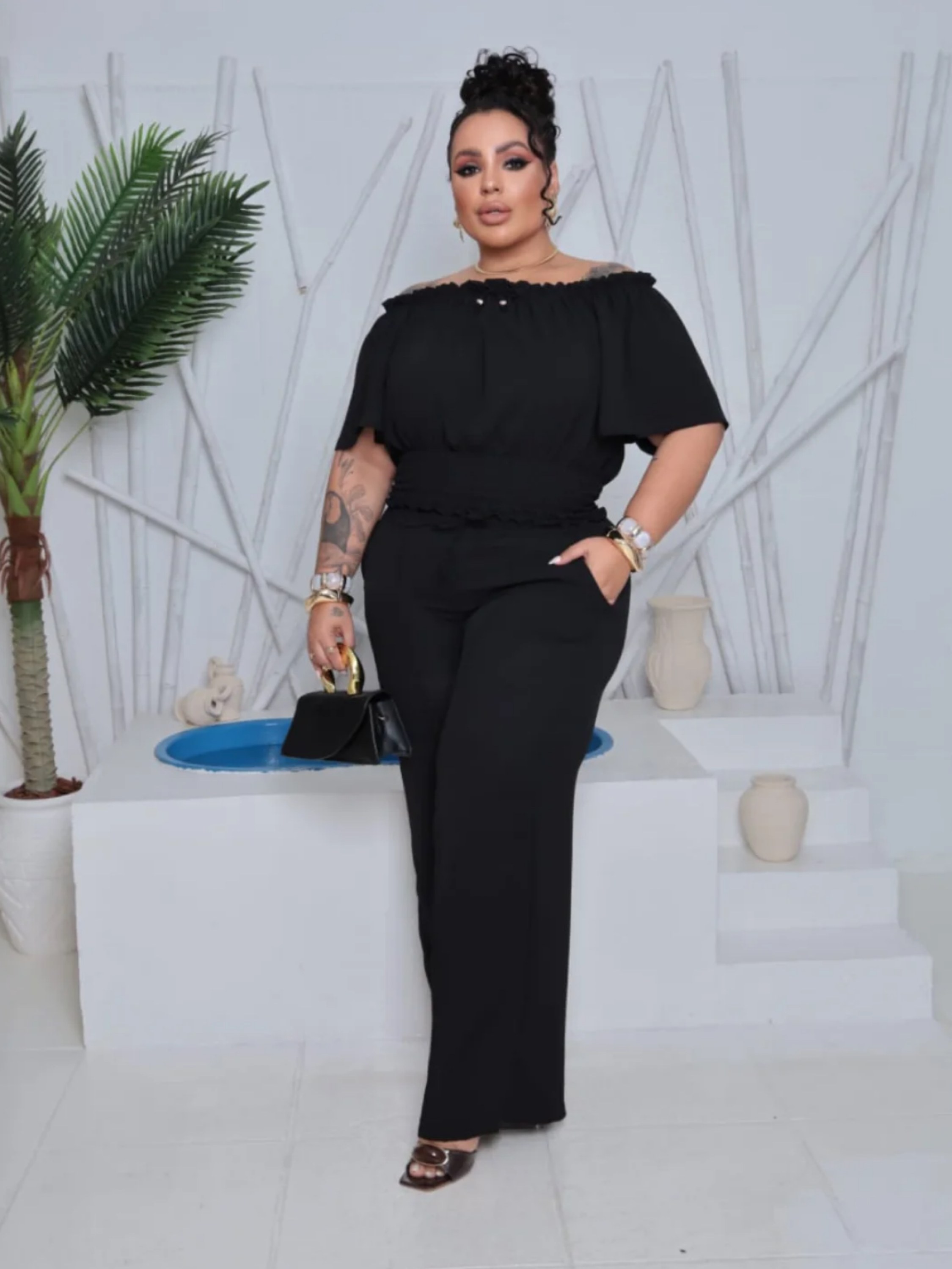 Conjunto ciganinha duna Plus Size