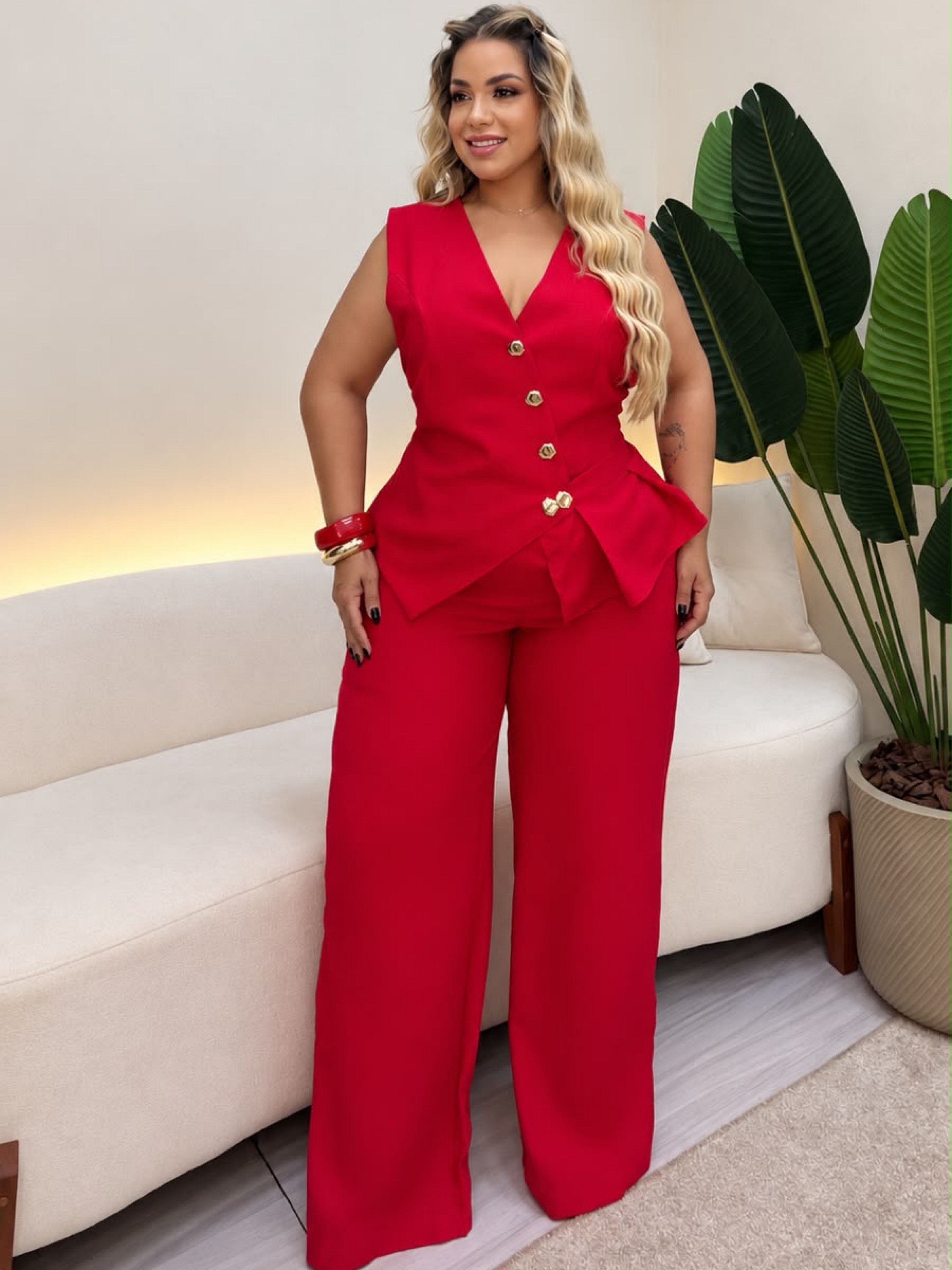 Conjunto Polly Plus Size