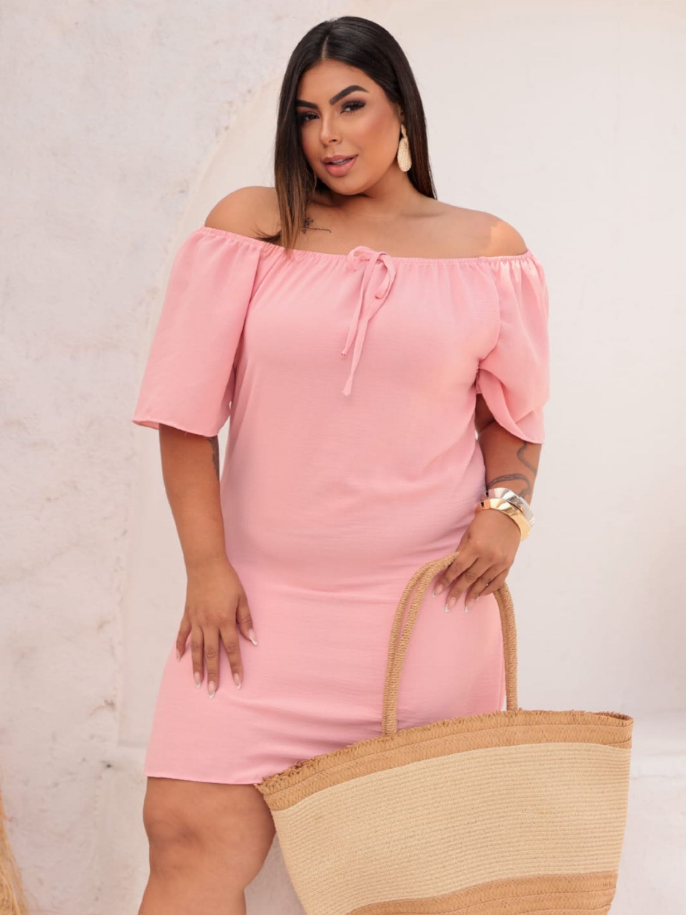 Vestido ciganinha Serena Plus Size