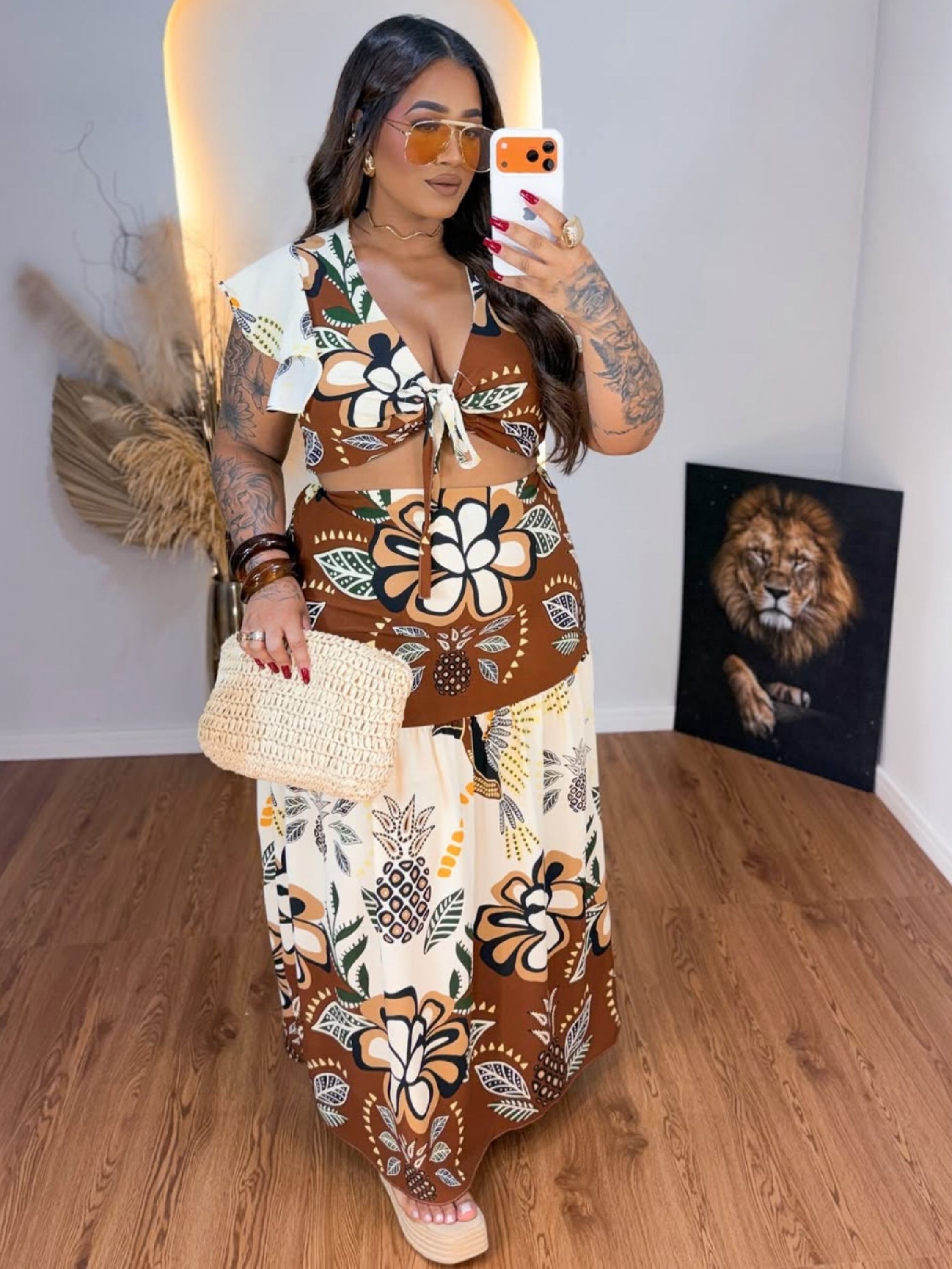 Vestido conjunto Camila Plus Size