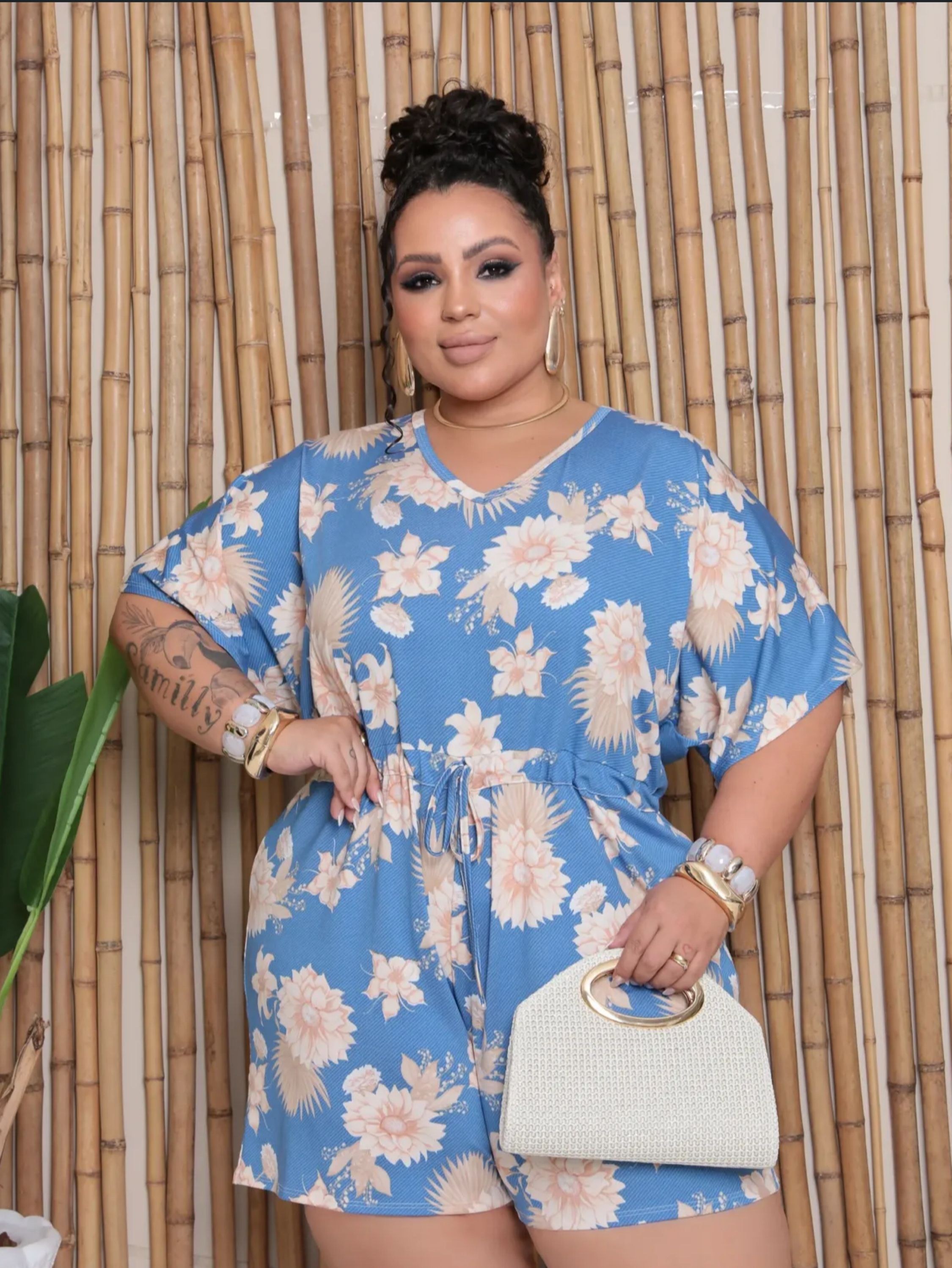 Macaquinho Luana Plus Size