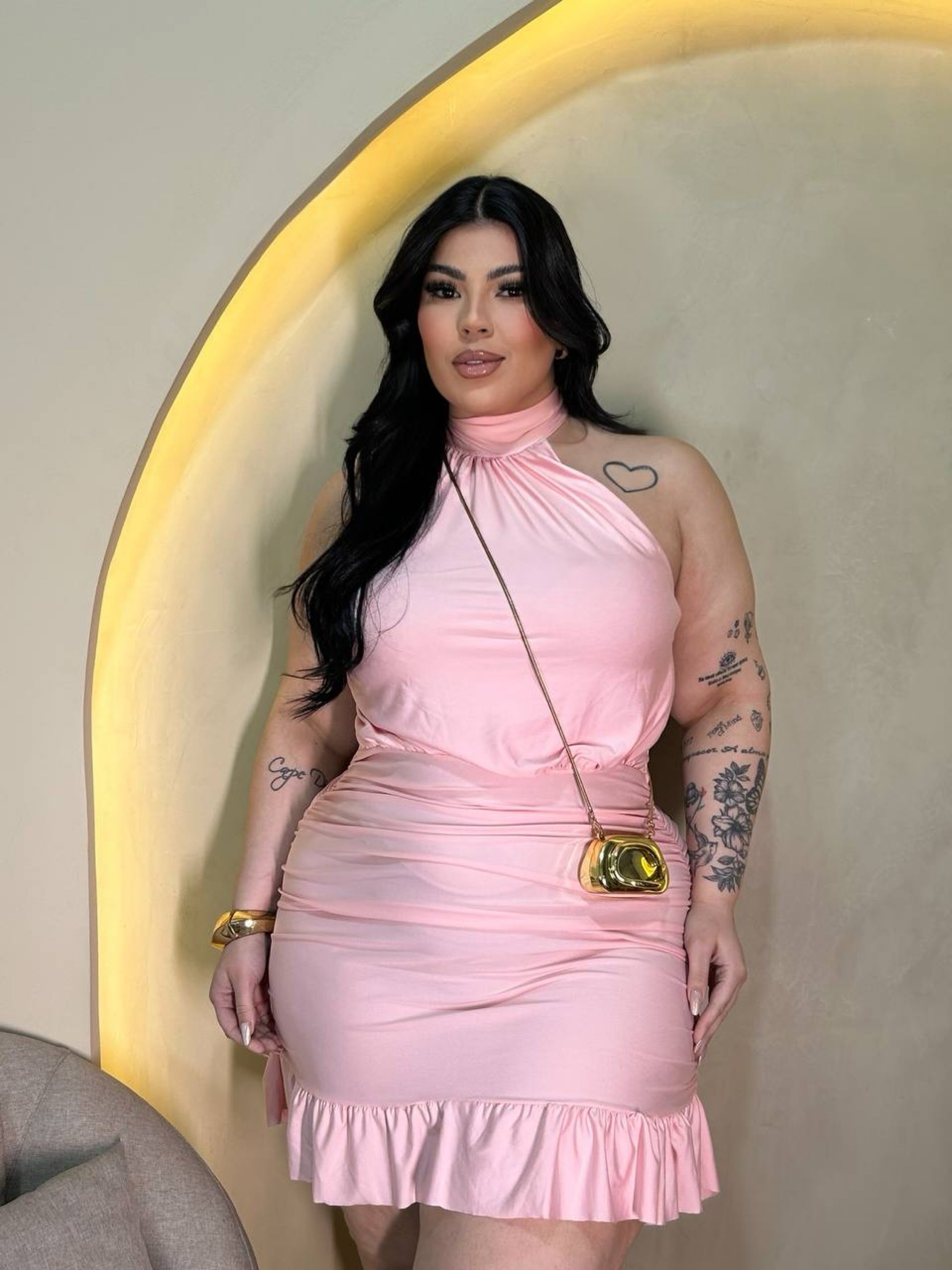 Vestido golinha Débora Plus Size