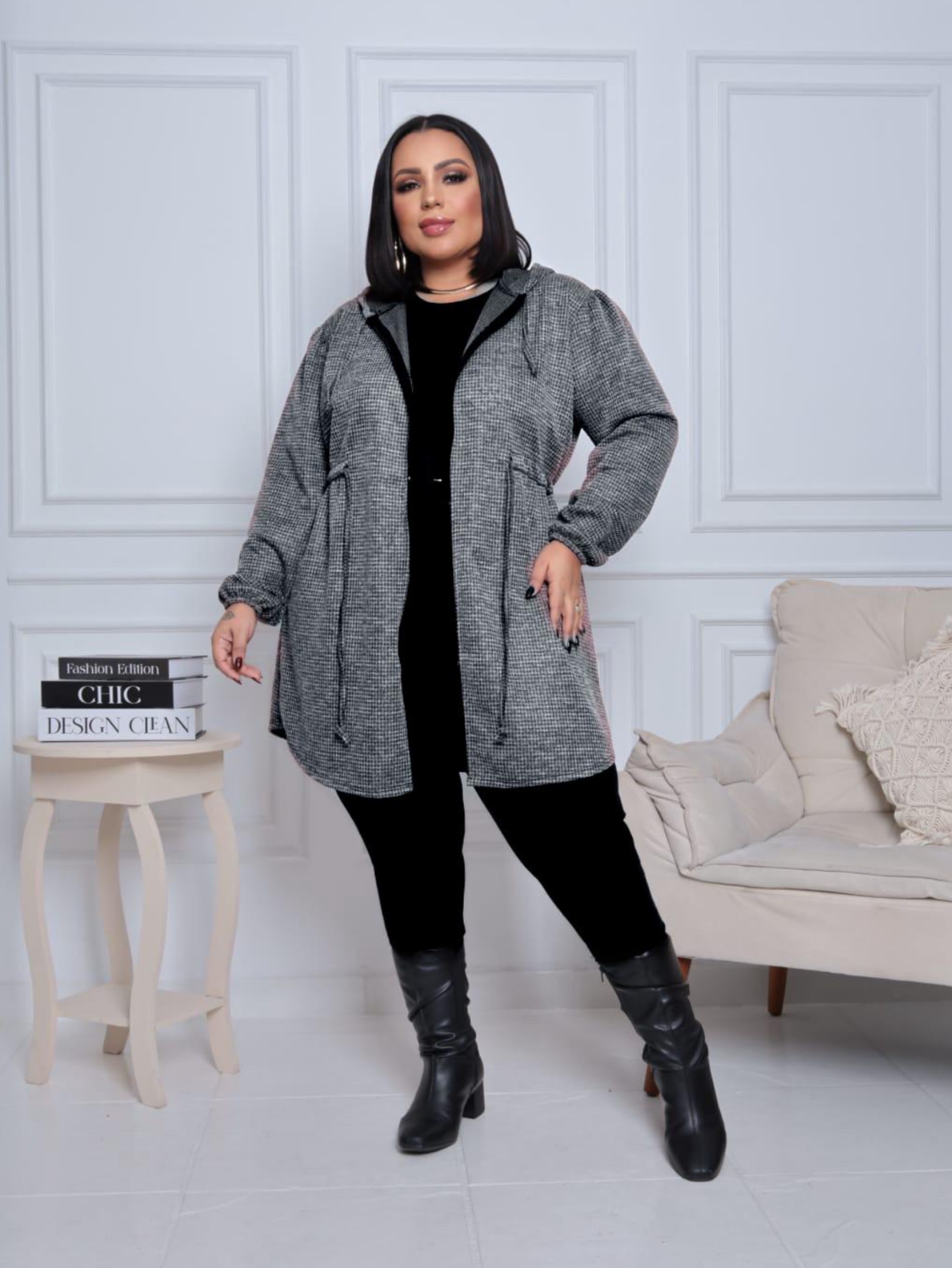 Parka lanzinha Plus Size